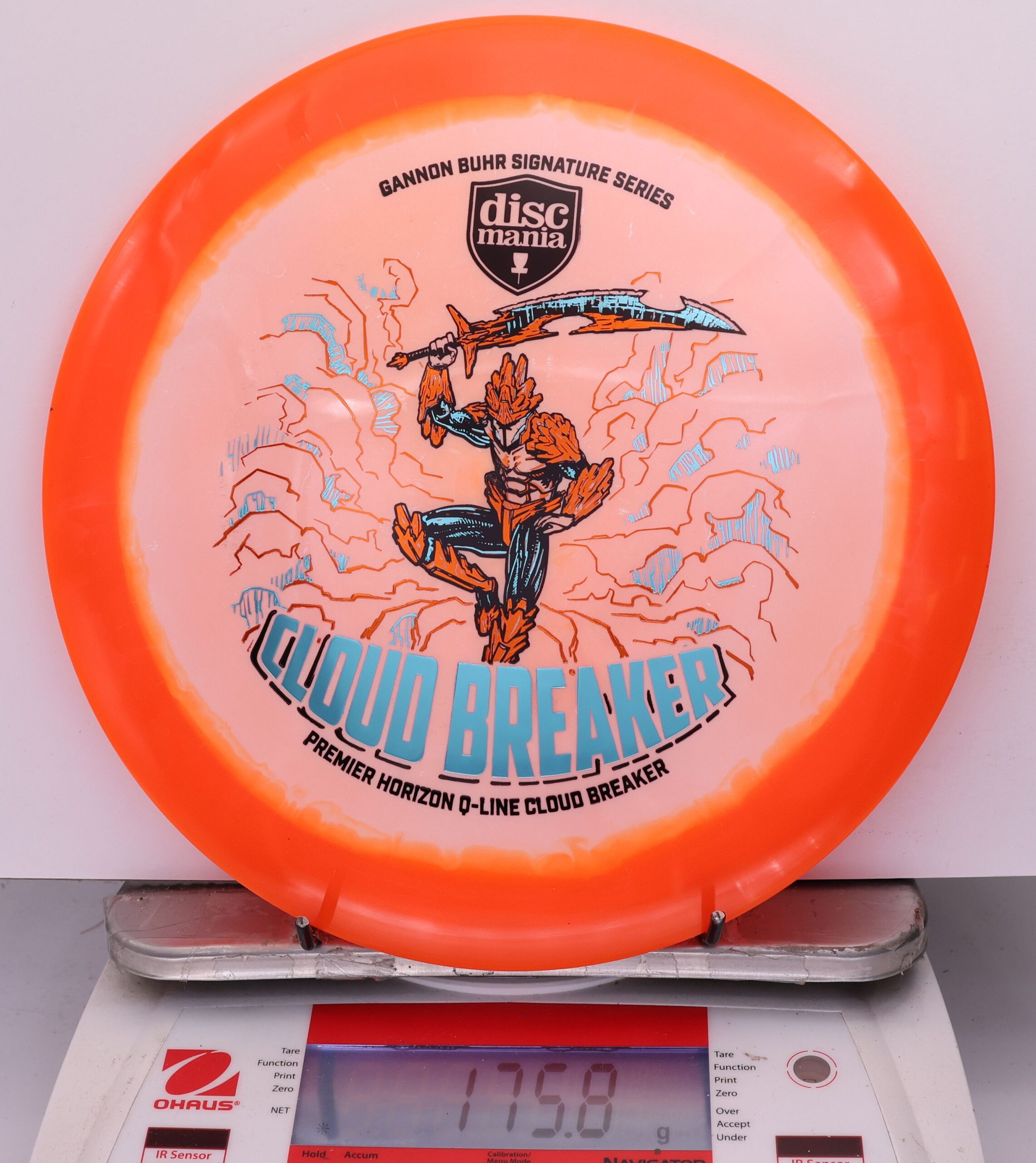 805621 Horizon Q-Line Premier Cloud Breaker, Gannon Buhr 2026 Signature Series - Triple Foil - #14 Orange-White, 176