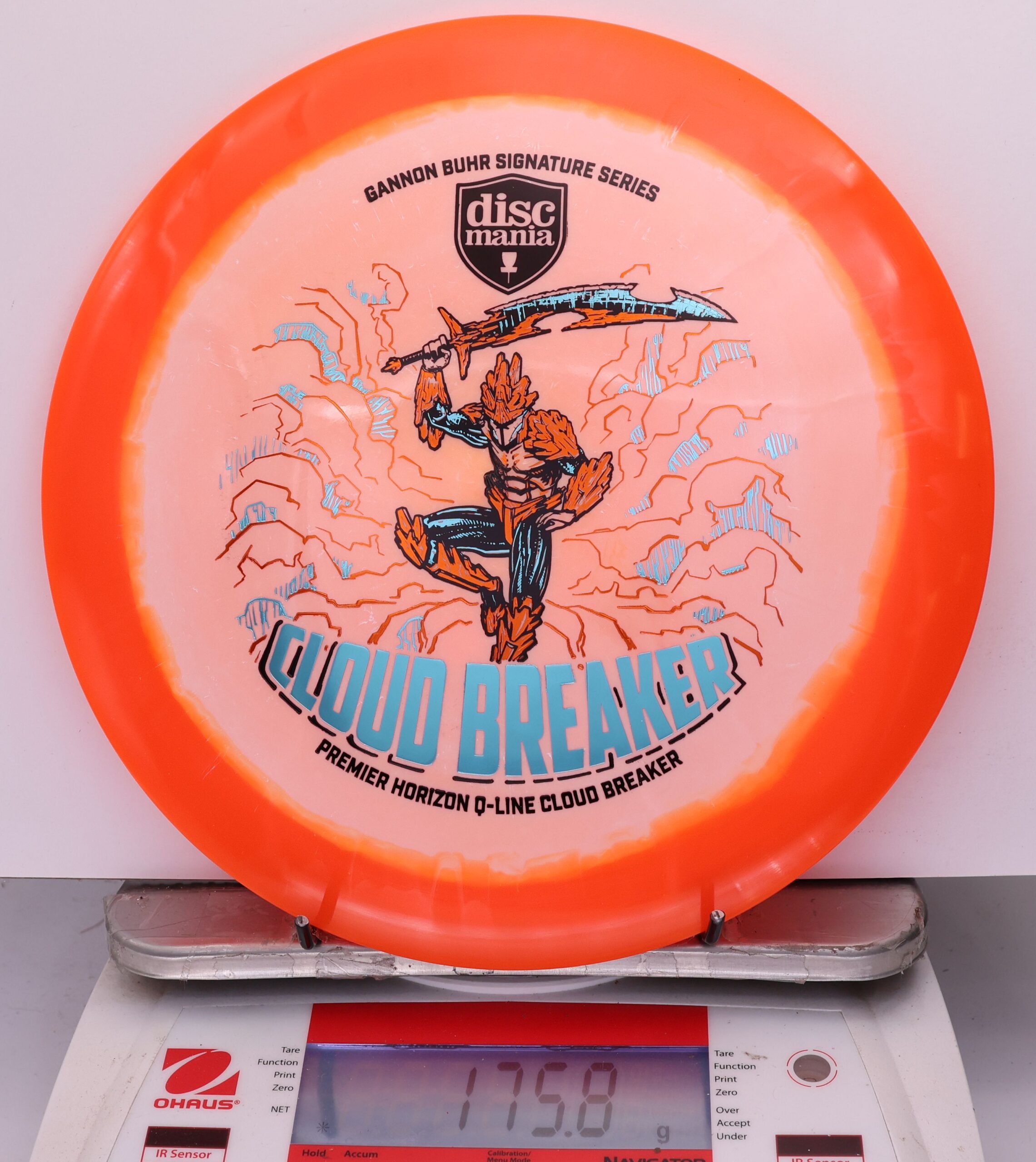 805676 Horizon Q-Line Premier Cloud Breaker, Gannon Buhr 2026 Signature Series - Triple Foil - #16 Orange-White, 176