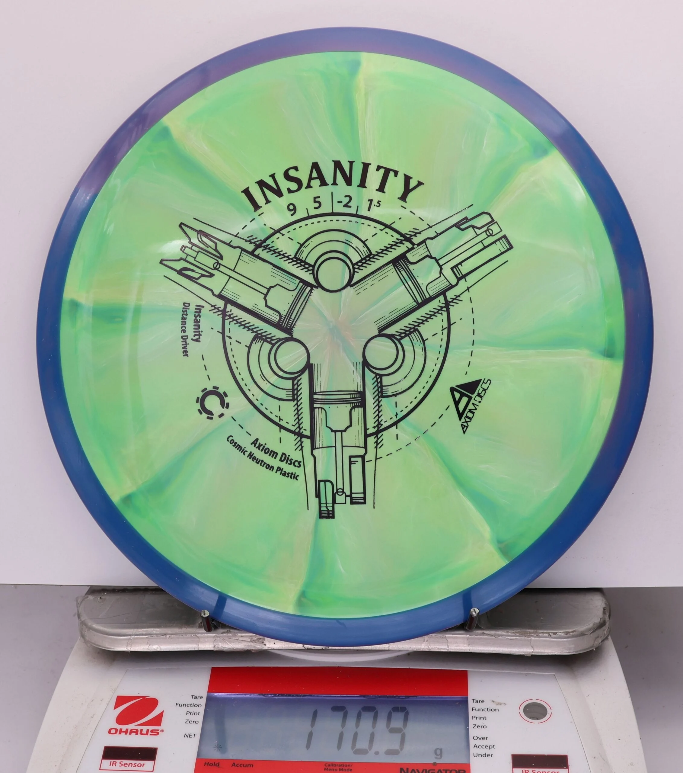 807754 Cosmic Neutron Insanity - #307 Blurple-Green, 171