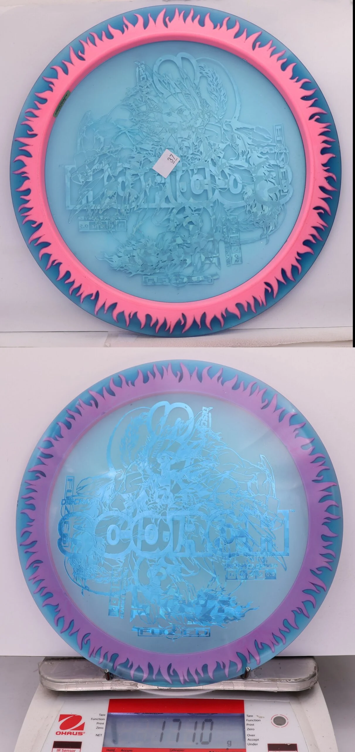 807931 X-Out FuZed Line Scorch - Flames - #37 Blue-Pink, 171