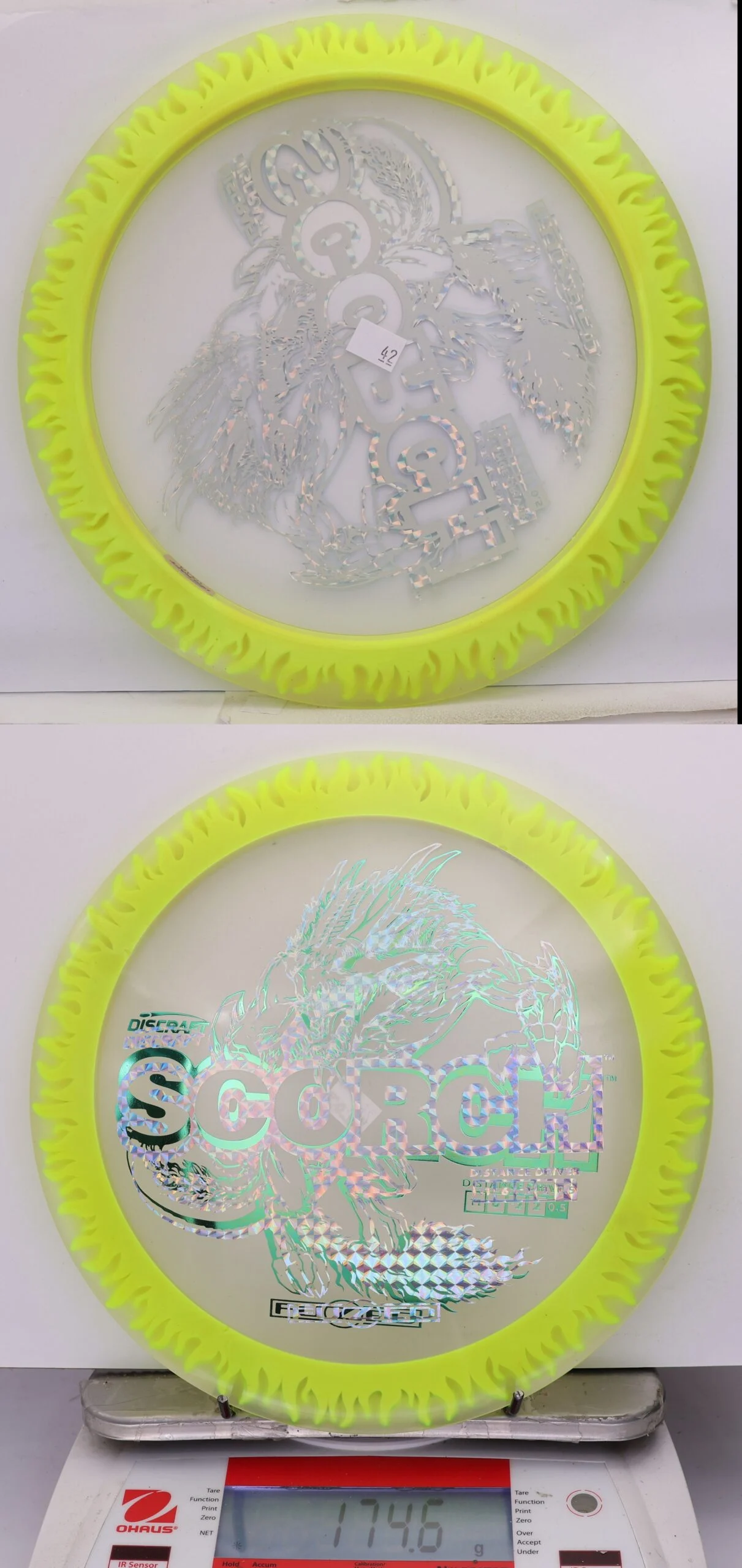 807944 X-Out FuZed Line Scorch - Flames - #42 Clear-Yellow, 175