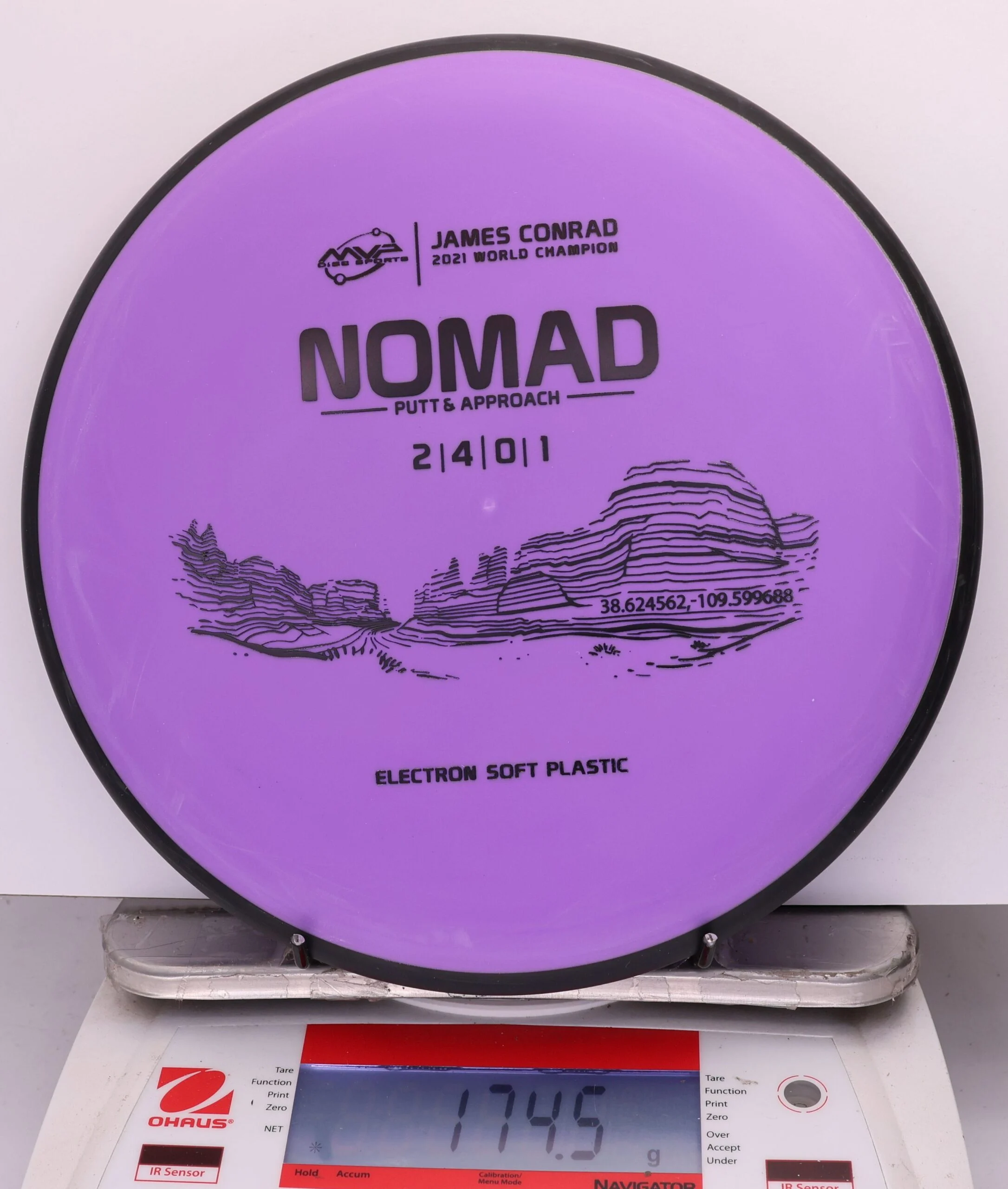 809712 Electron Soft Nomad, James Conrad - #304 Purple, 175