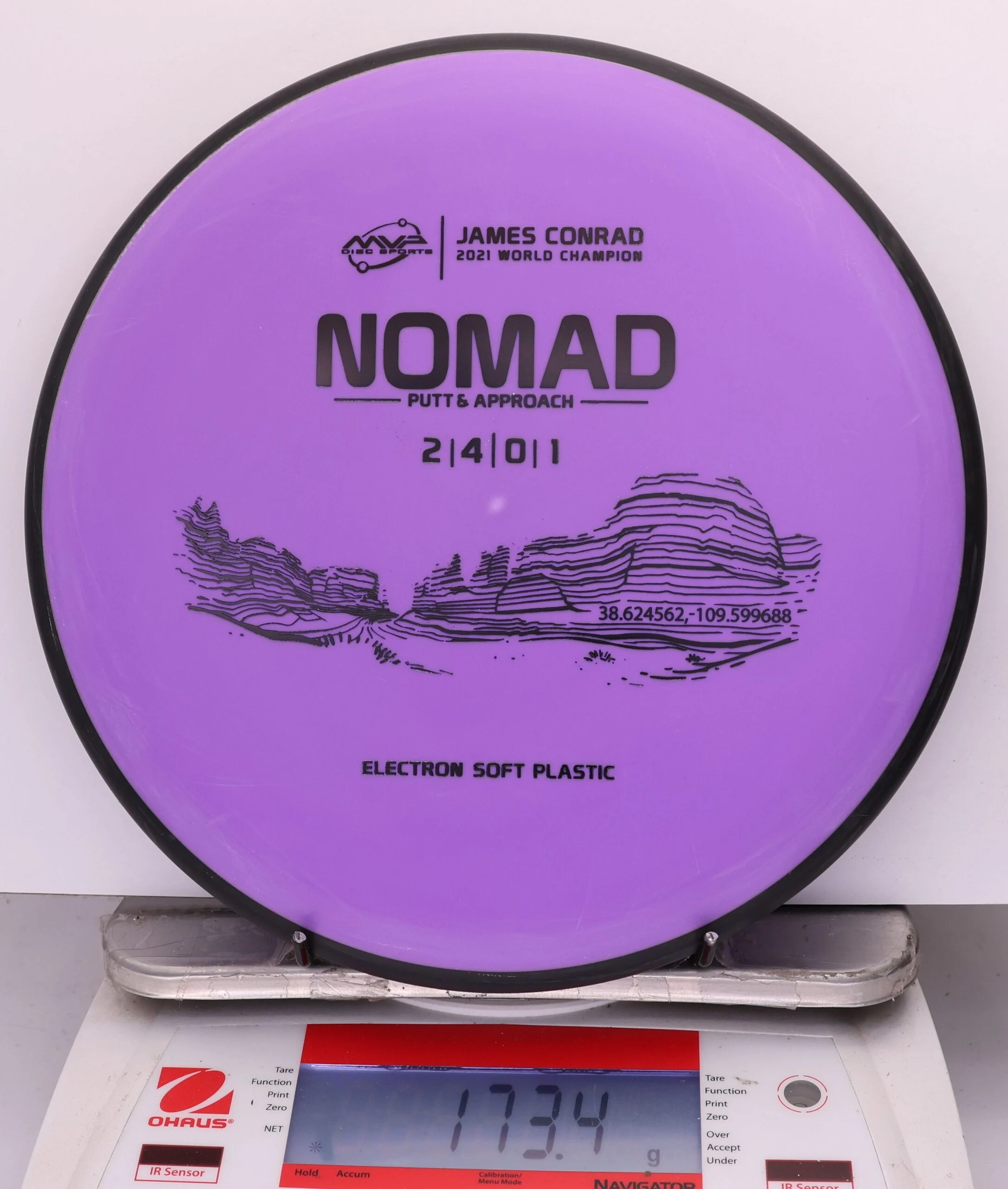 809727 Electron Soft Nomad, James Conrad - #305 Purple, 173