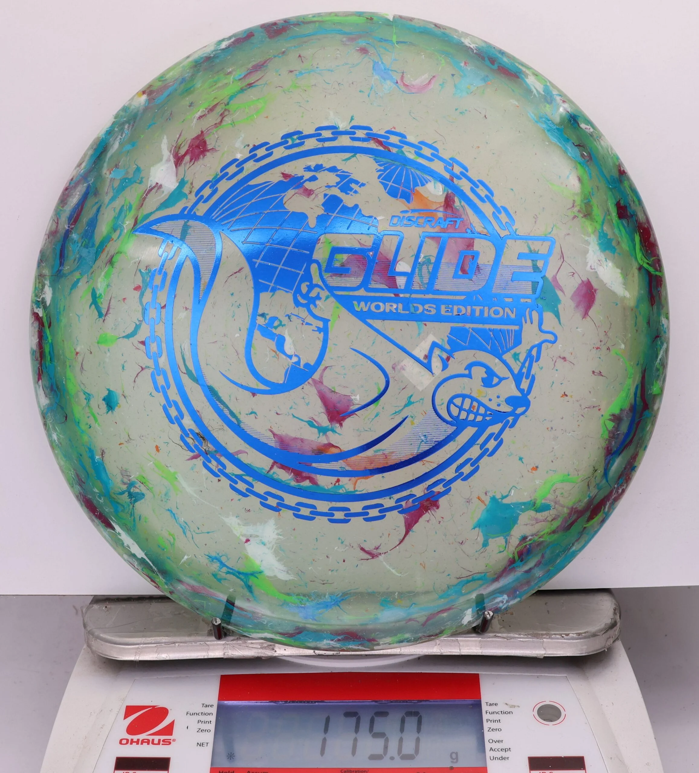 810379 Z FLX Jawbreaker Glide, 2026 Worlds - #35 GreenBlueRed, 175