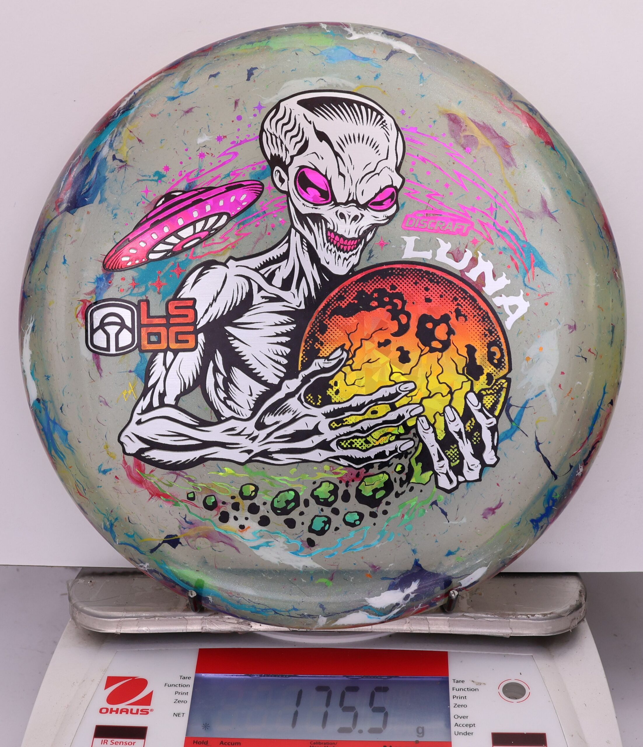 813816 Z FLX Jawbreaker Luna, Paul McBeth Ledgestone - Tri Foil - #06 BlueRed, 176