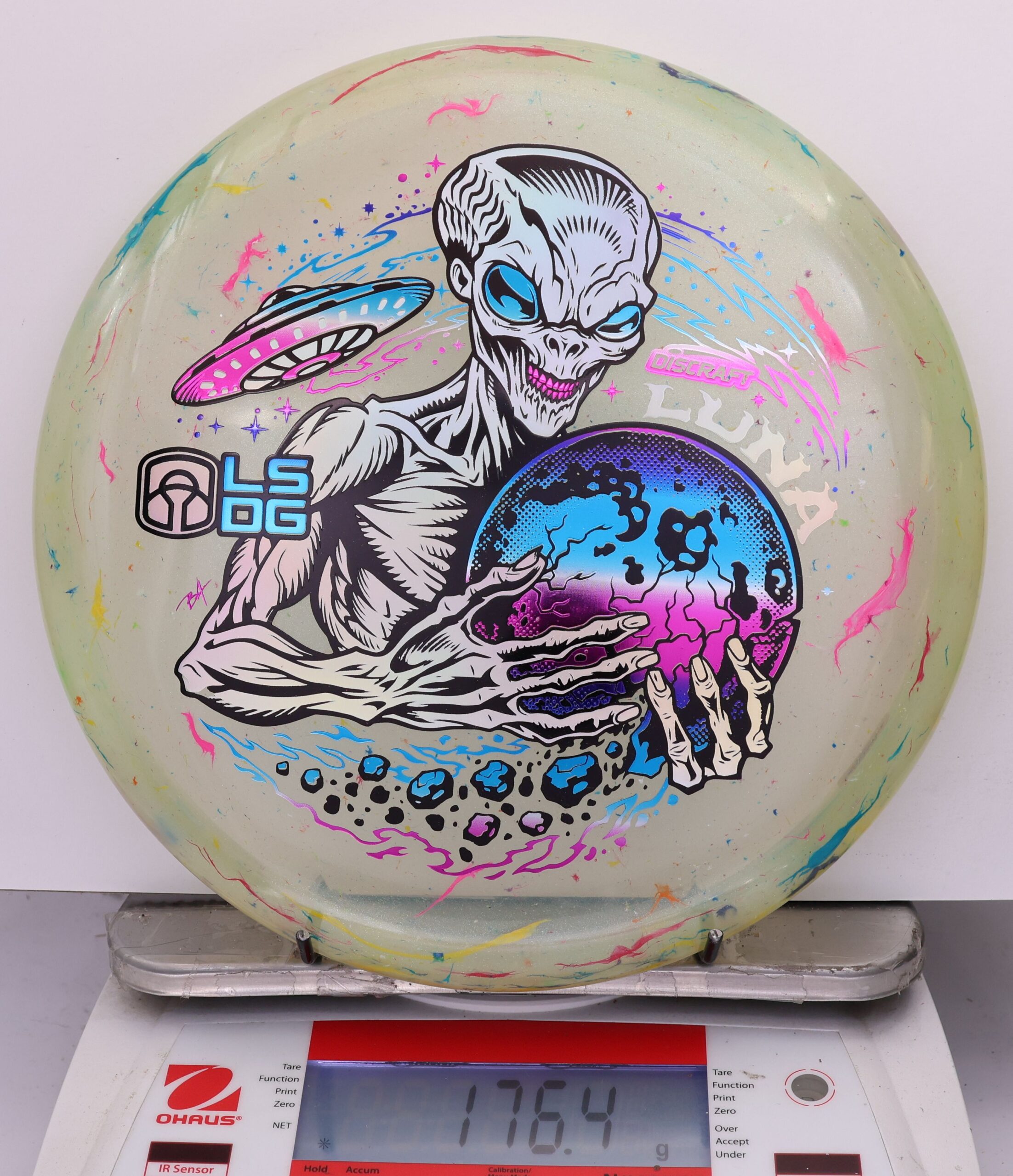 813899 Z FLX Jawbreaker Luna, Paul McBeth Ledgestone - Tri Foil - #17 LtGreen, 176