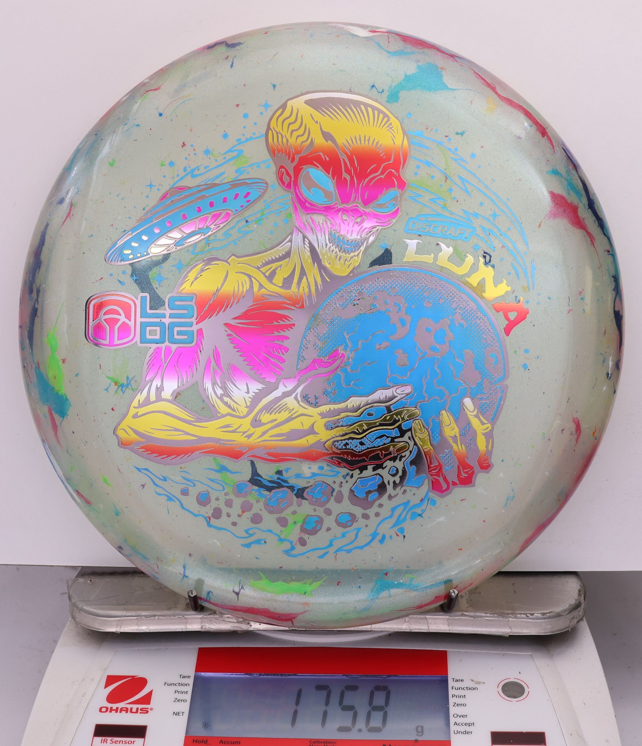 813901 Z FLX Jawbreaker Luna, Paul McBeth Ledgestone - Tri Foil - #19 GreenRed, 176