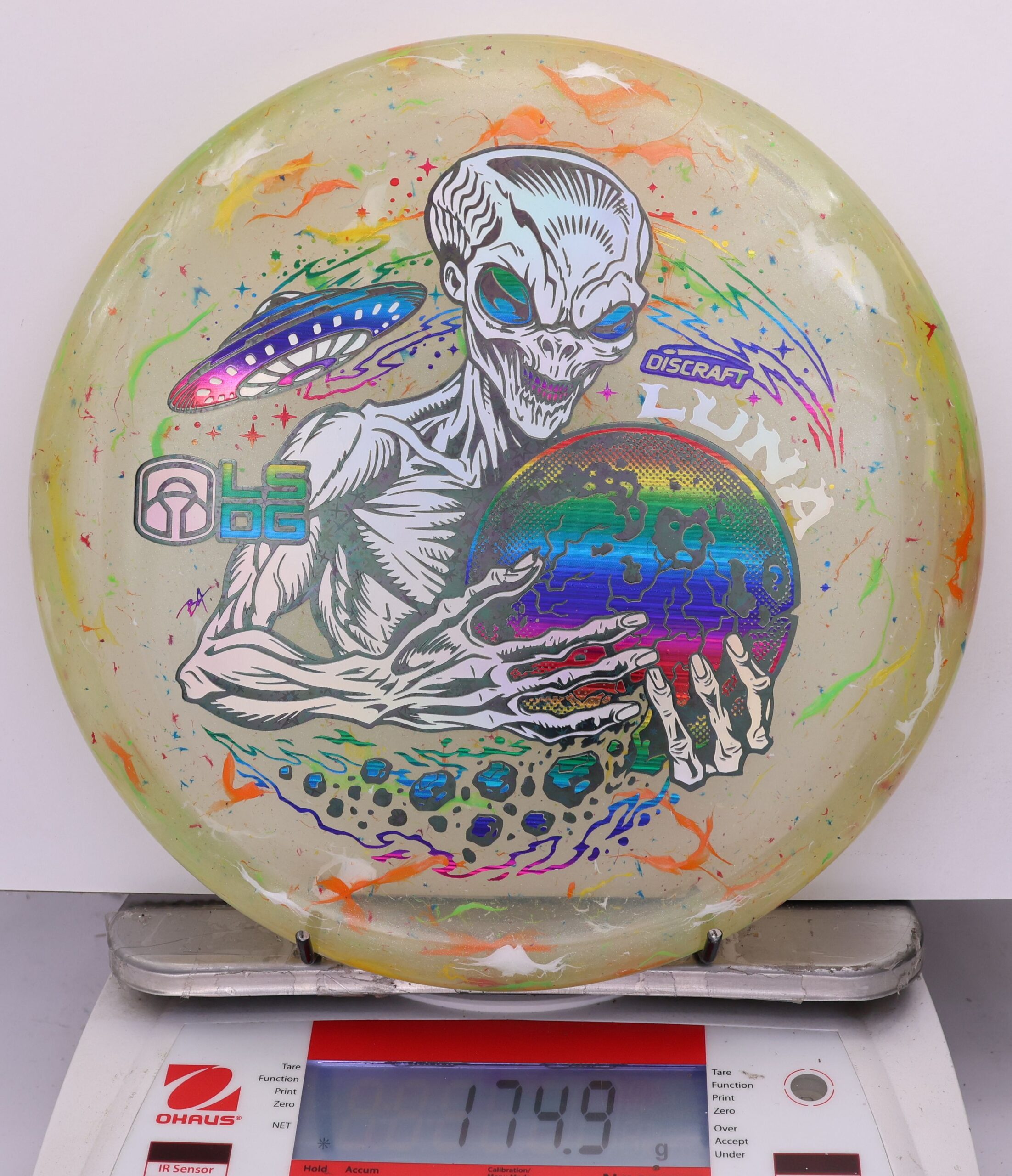 813902 Z FLX Jawbreaker Luna, Paul McBeth Ledgestone - Tri Foil - #20 YellowOrange, 175