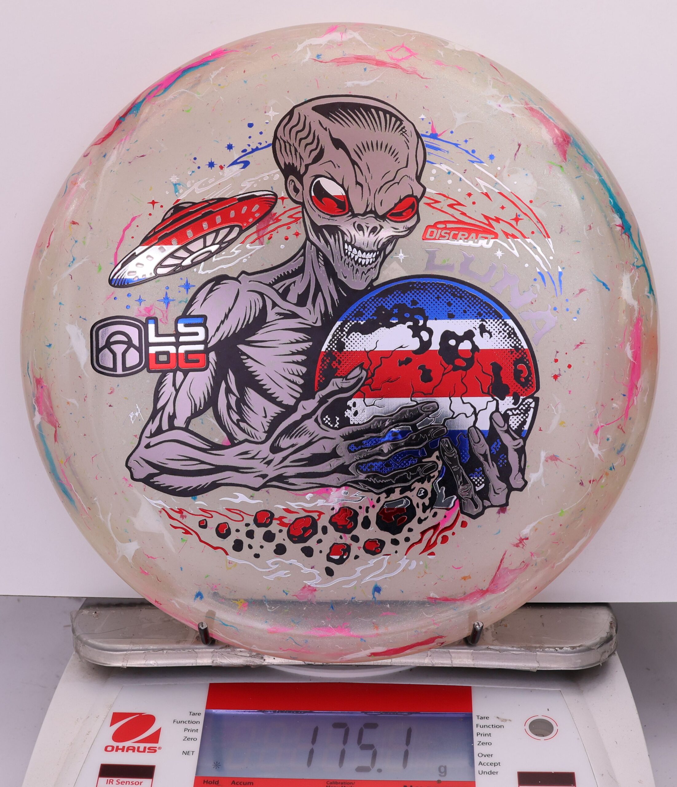 813903 Z FLX Jawbreaker Luna, Paul McBeth Ledgestone - Tri Foil - #21 Pink, 175