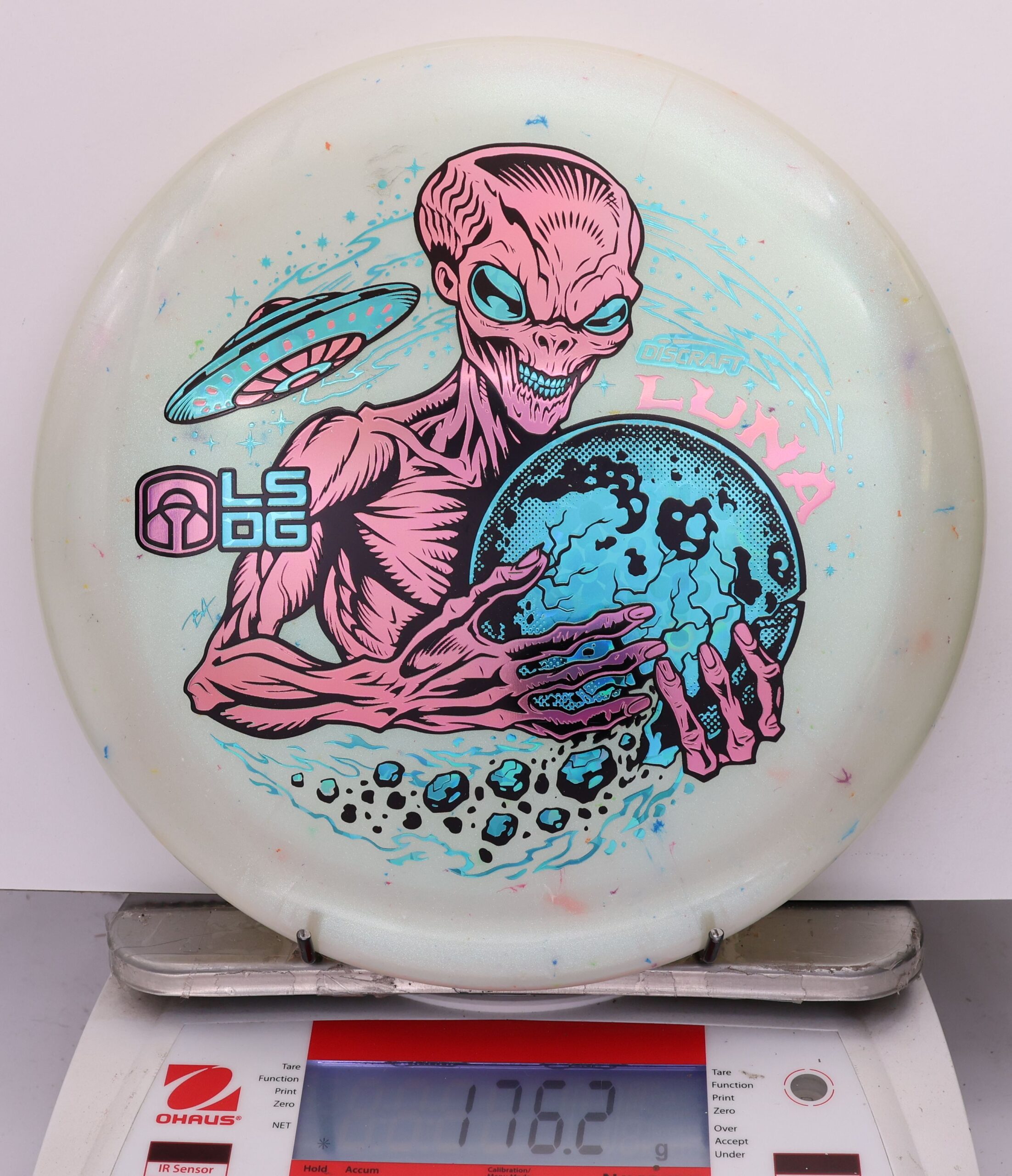 813931 Z FLX Jawbreaker Luna, Paul McBeth Ledgestone - Tri Foil - #25 Clearish, 176
