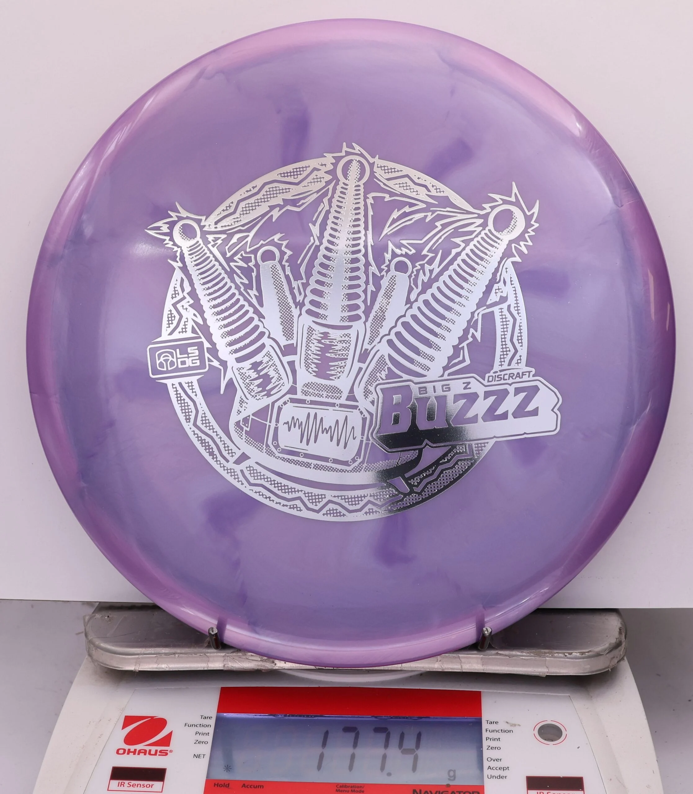814256 Big Z Swirl (8 Hole) Buzzz, 2026 Ledgestone - #02 Purple, 177