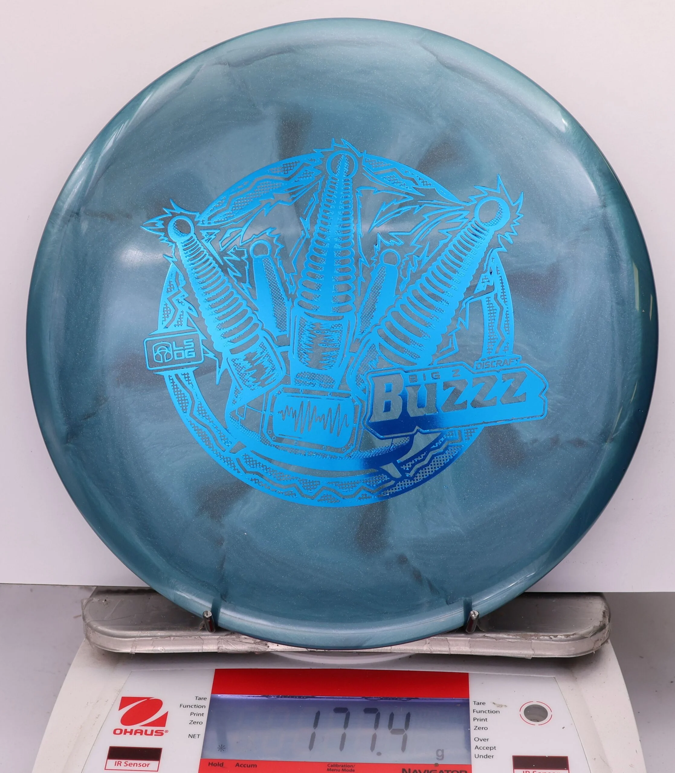 814257 Big Z Swirl (8 Hole) Buzzz, 2026 Ledgestone - #03 Blue, 177