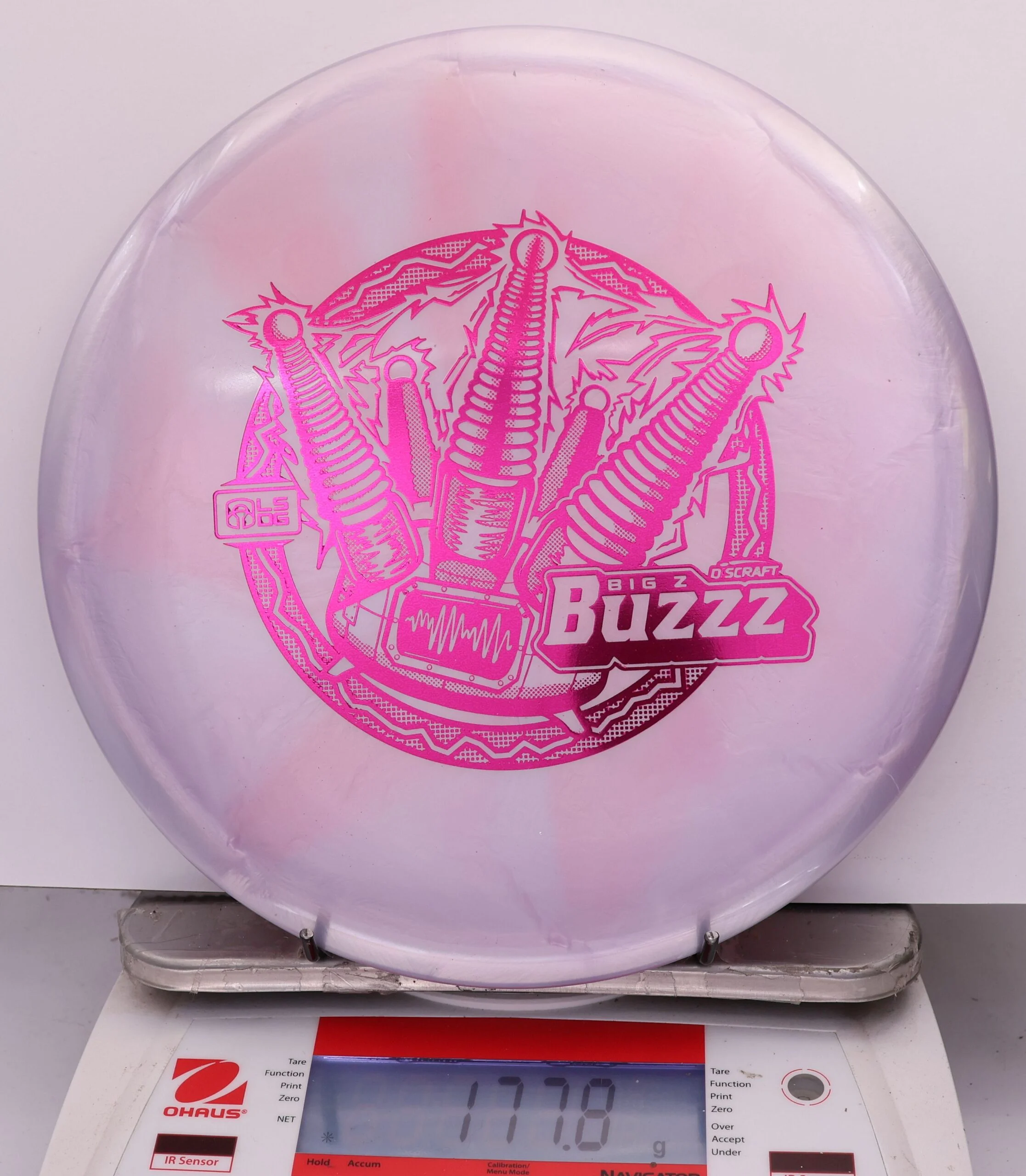 814297 Big Z Swirl (8 Hole) Buzzz, 2026 Ledgestone - #15 PinkPurple, 178
