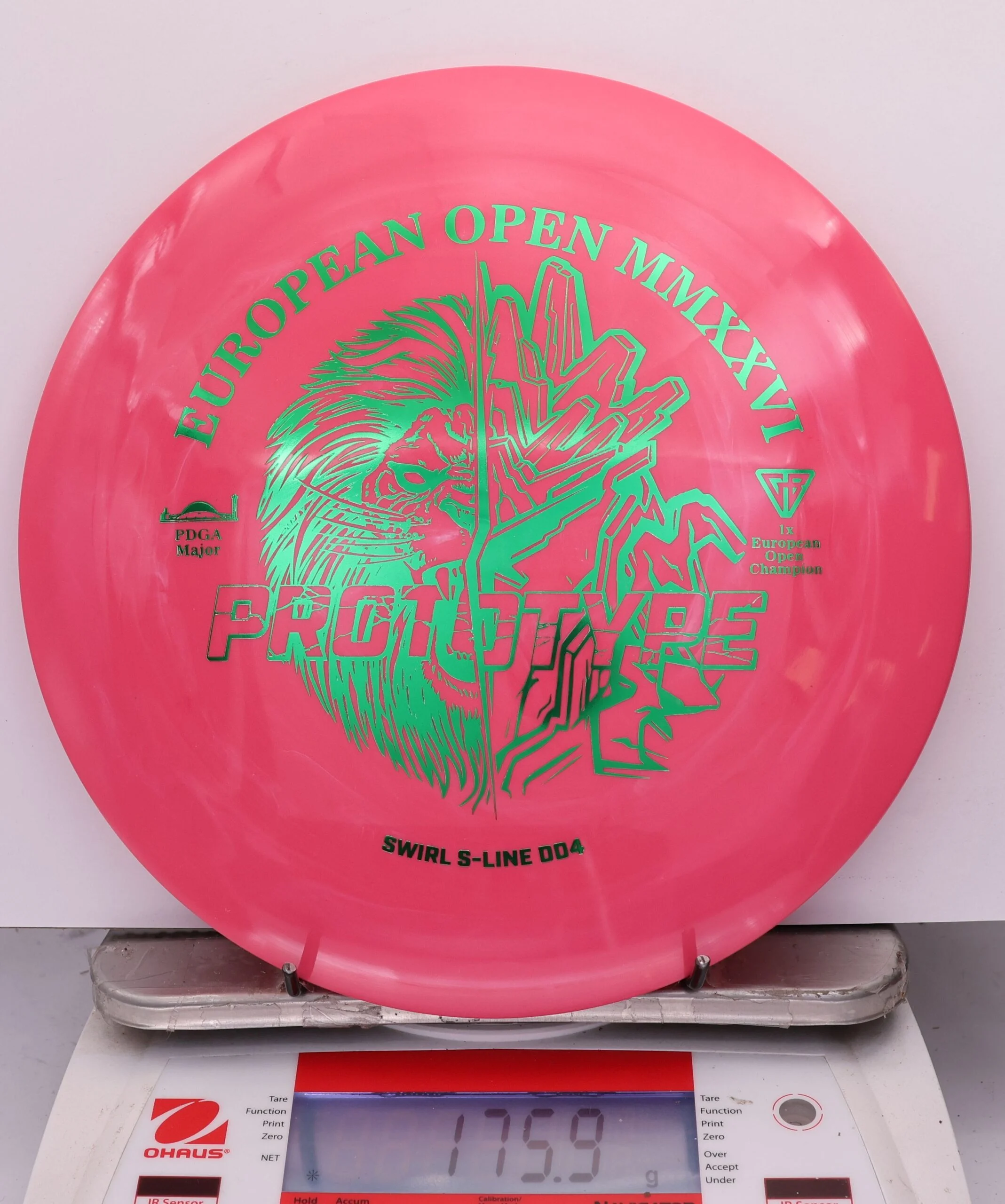 814661 Prototype Swirl S-Line DD4, 2026 European Open - #38 LtRed, 176