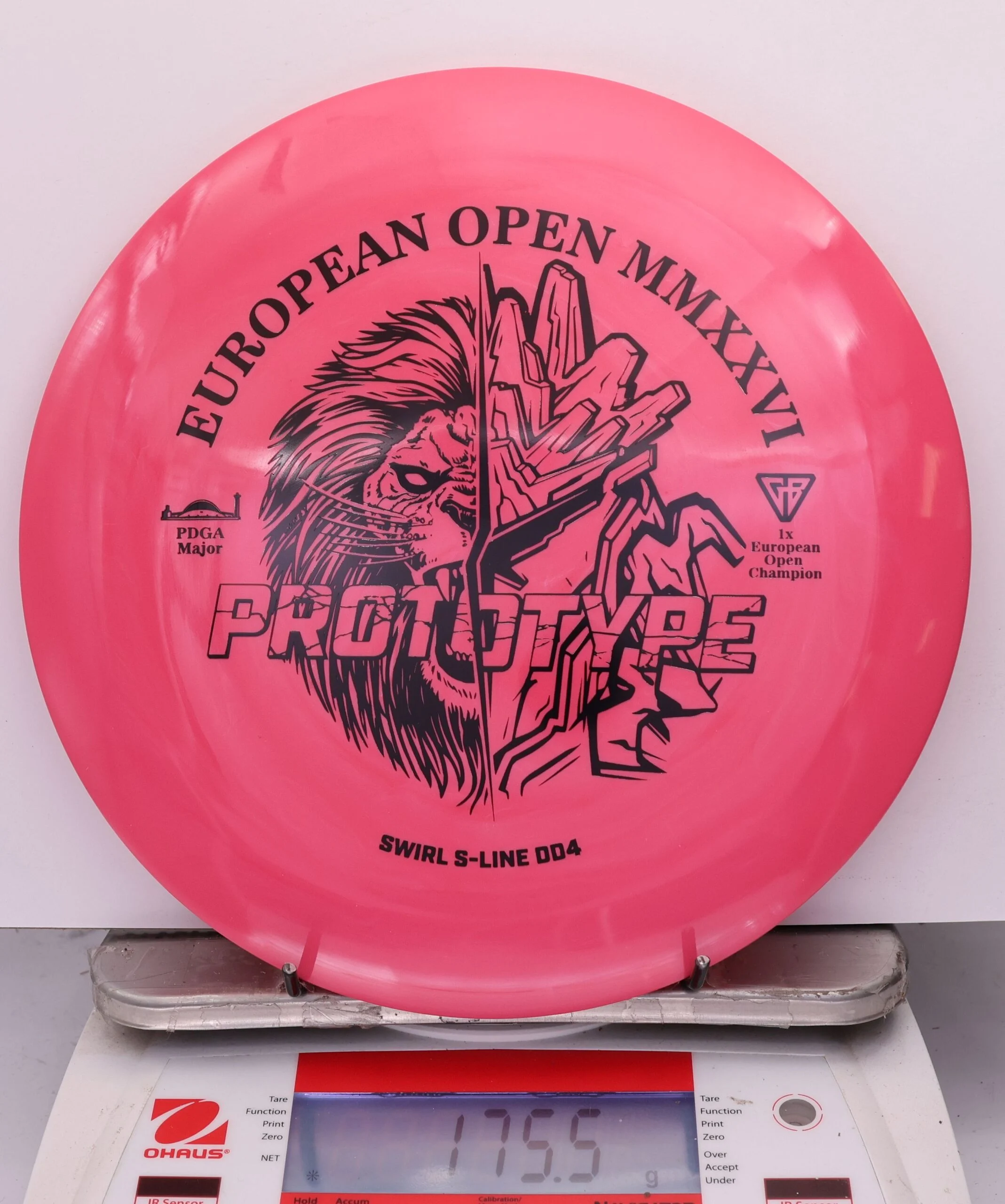 814700 Prototype Swirl S-Line DD4, 2026 European Open - #42 LtRed, 176