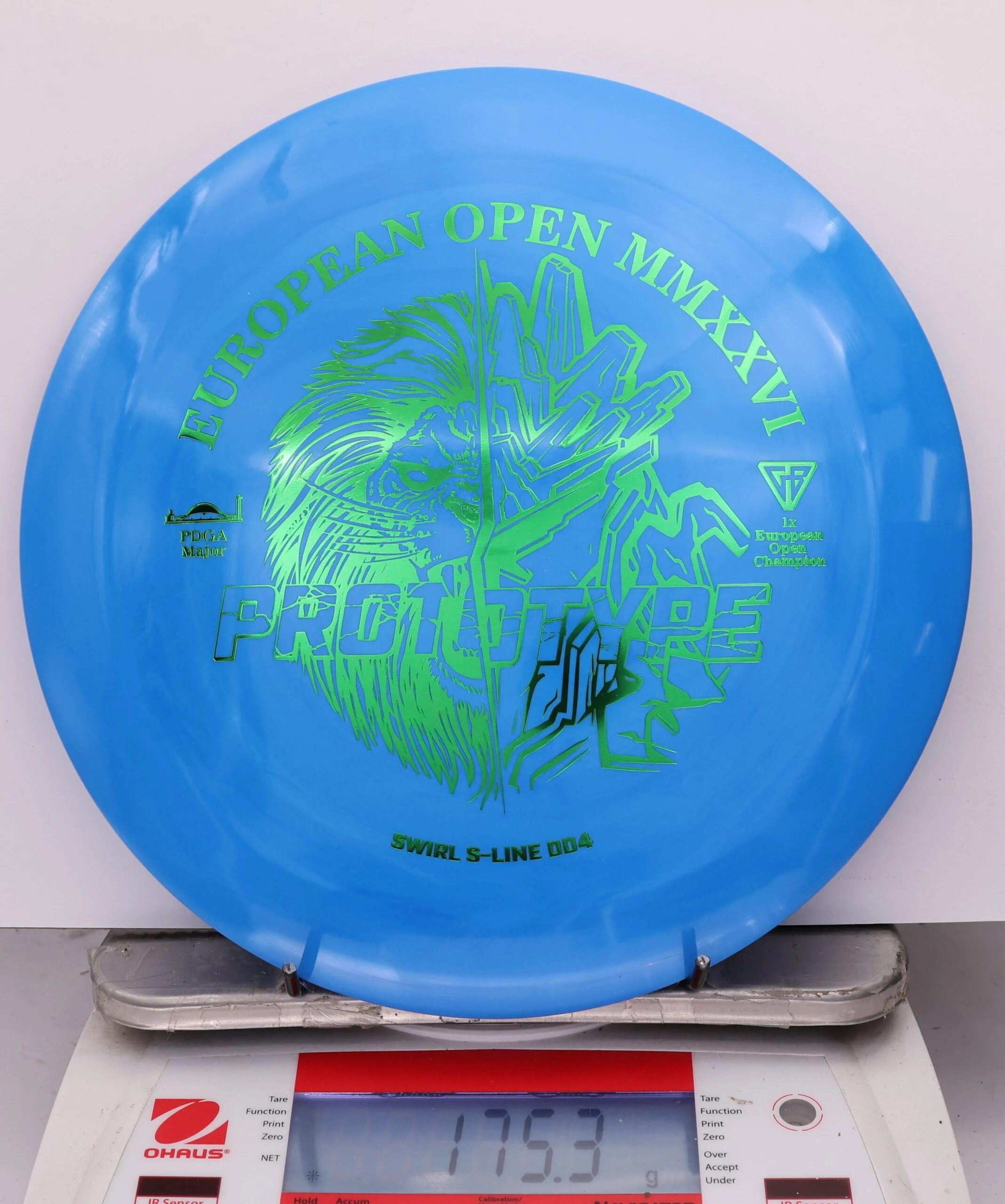 814728 Prototype Swirl S-Line DD4, 2026 European Open - #50 Blue, 175