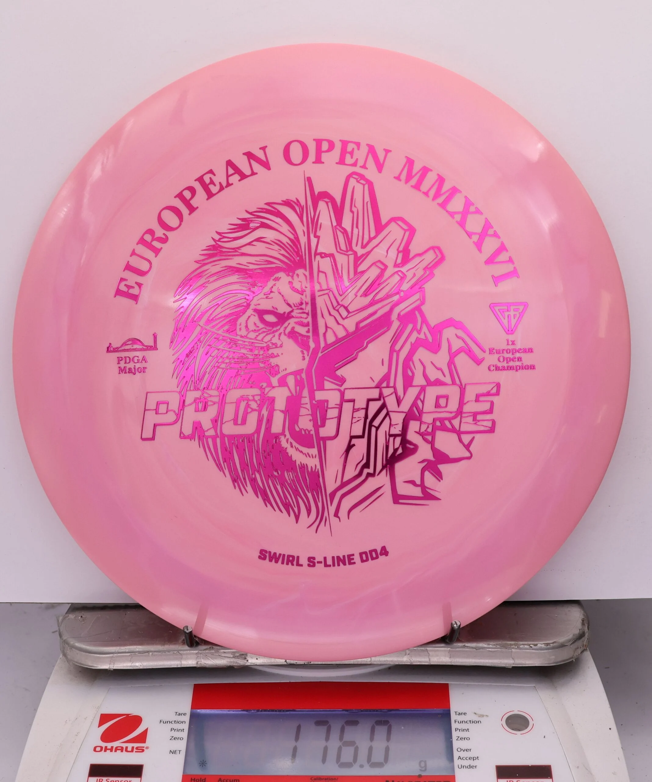 814749 Prototype Swirl S-Line DD4, 2026 European Open - #51 PinkPeach, 176