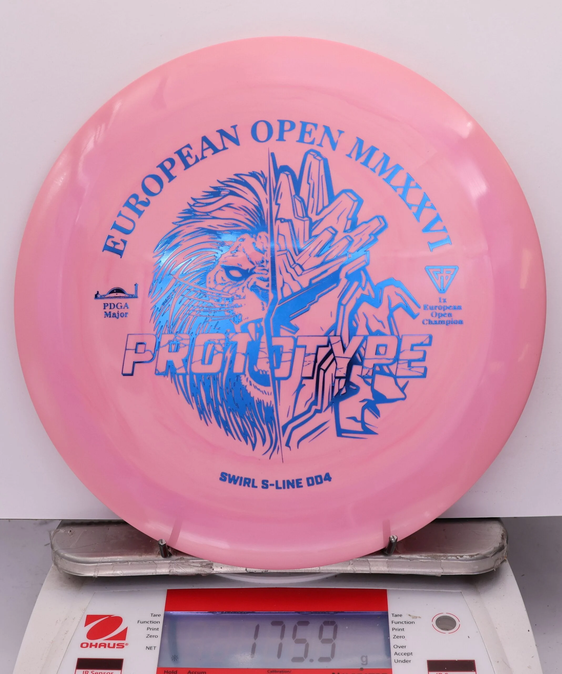814753 Prototype Swirl S-Line DD4, 2026 European Open - #55 PinkPeach, 176