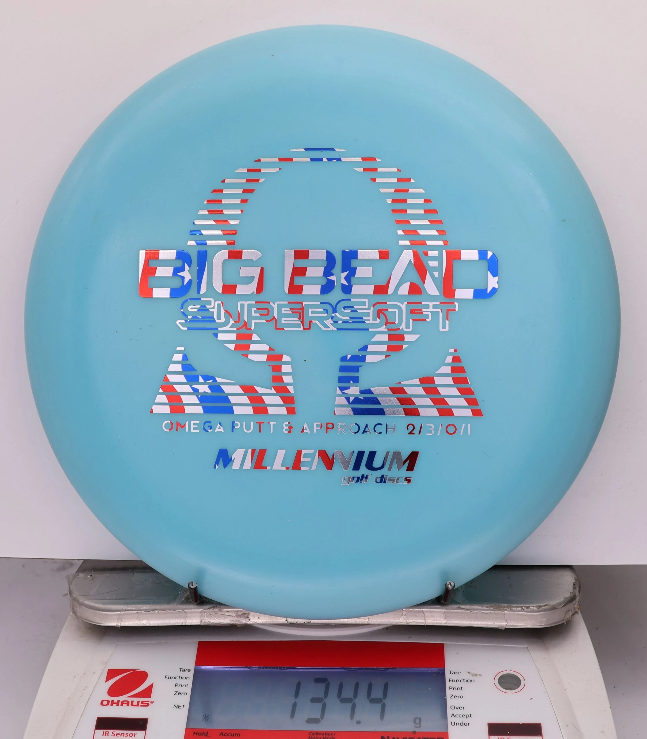 815730 Millennium Omega SS, Big Bead - #283 Blue, 134