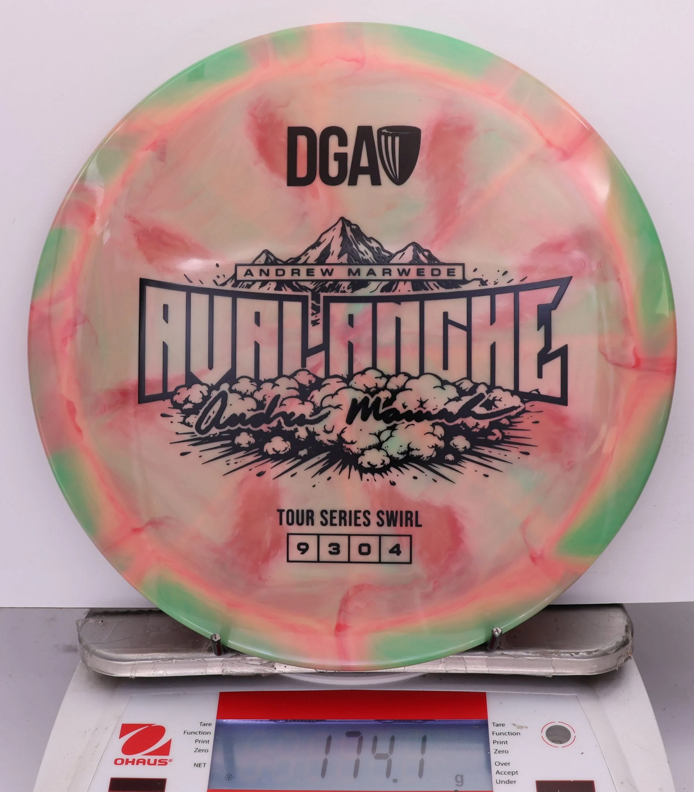 816152 TS Swirl Avalanche, Andrew Marwede 2026 Tour Series - #226 GreenOrngTan, 174