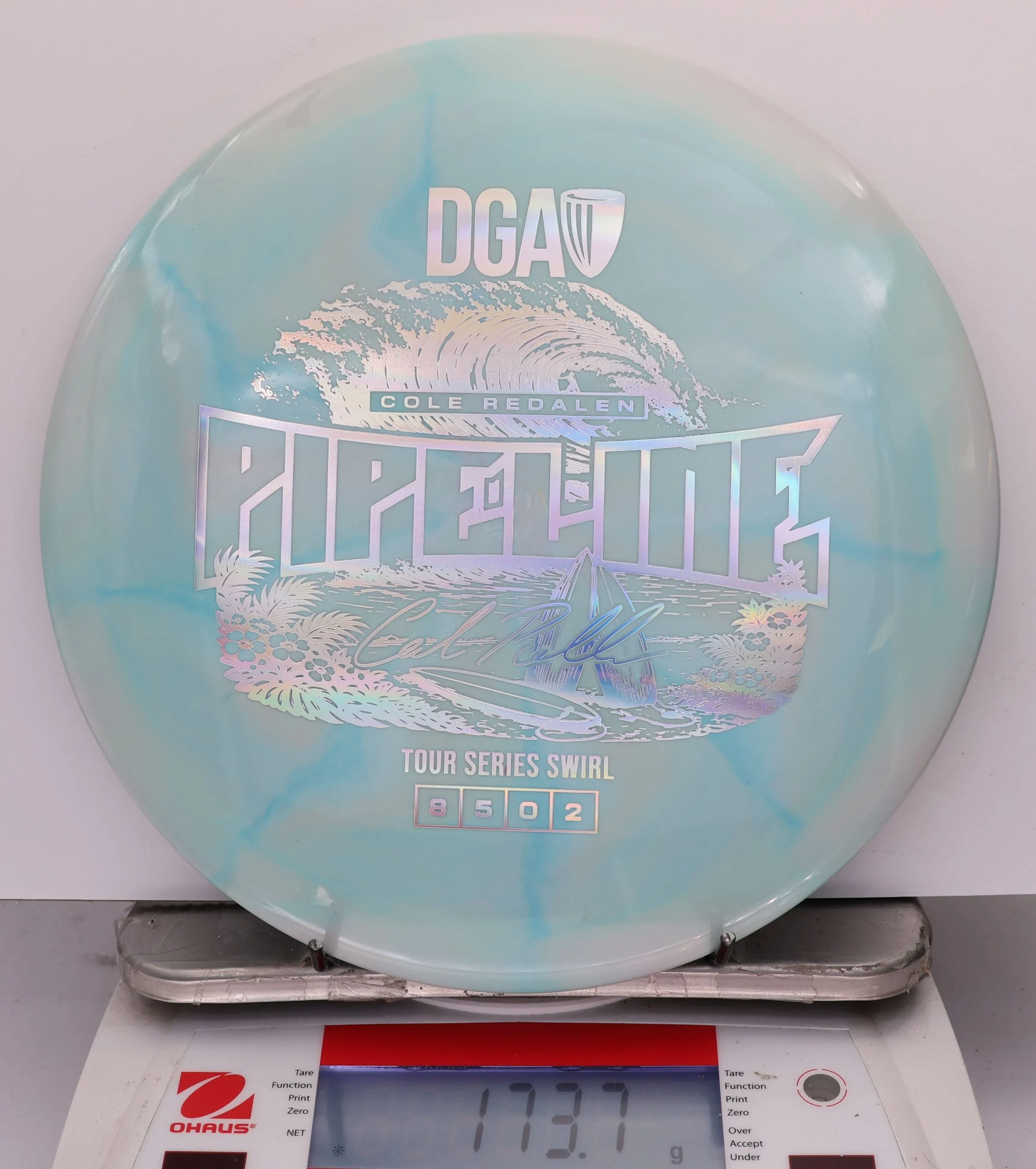 816193 TS Swirl Pipeline, Cole Redalen 2026 Tour Series - #225 LtBlue, 174