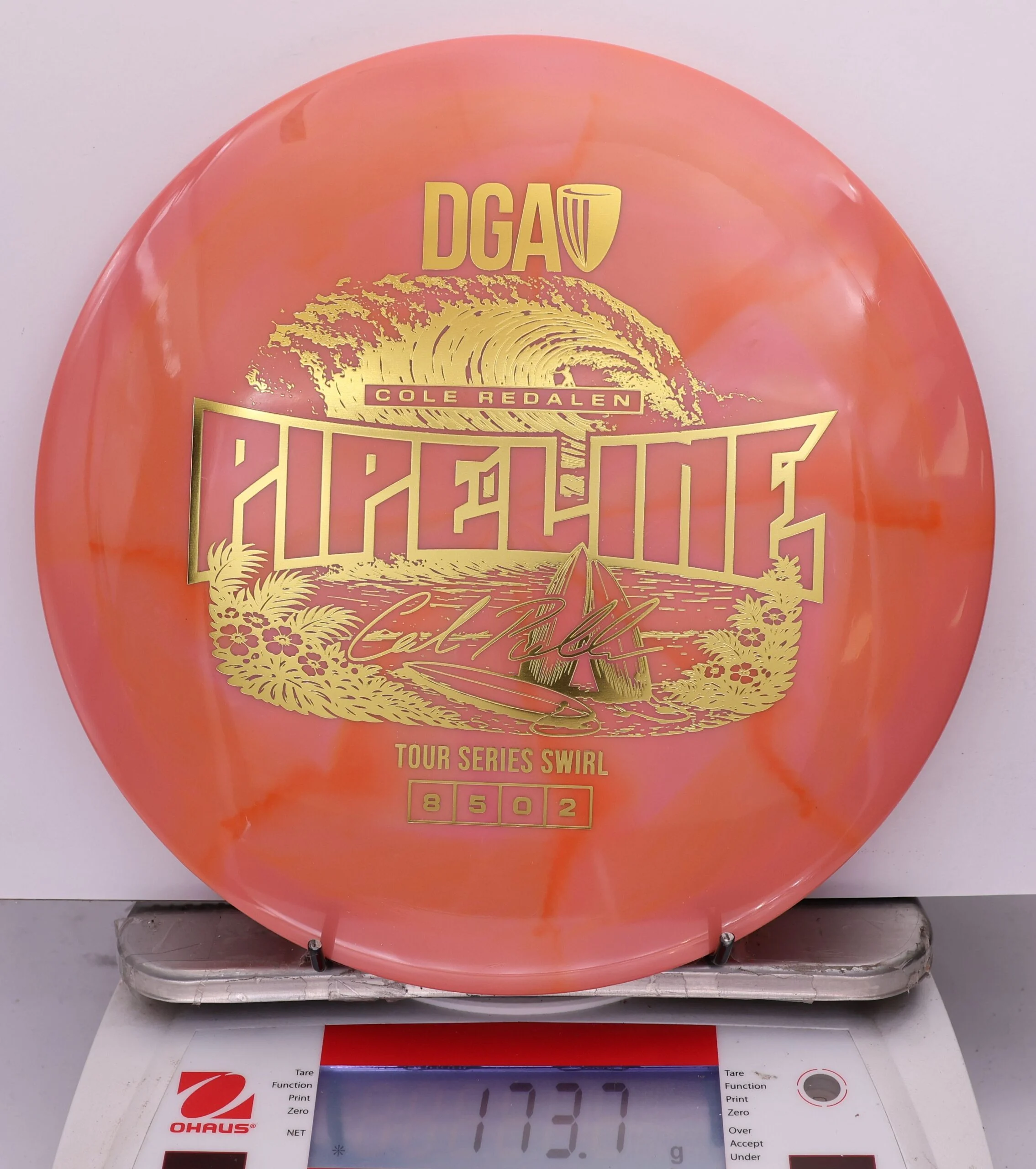 816205 TS Swirl Pipeline, Cole Redalen 2026 Tour Series - #228 PinkOrange, 174
