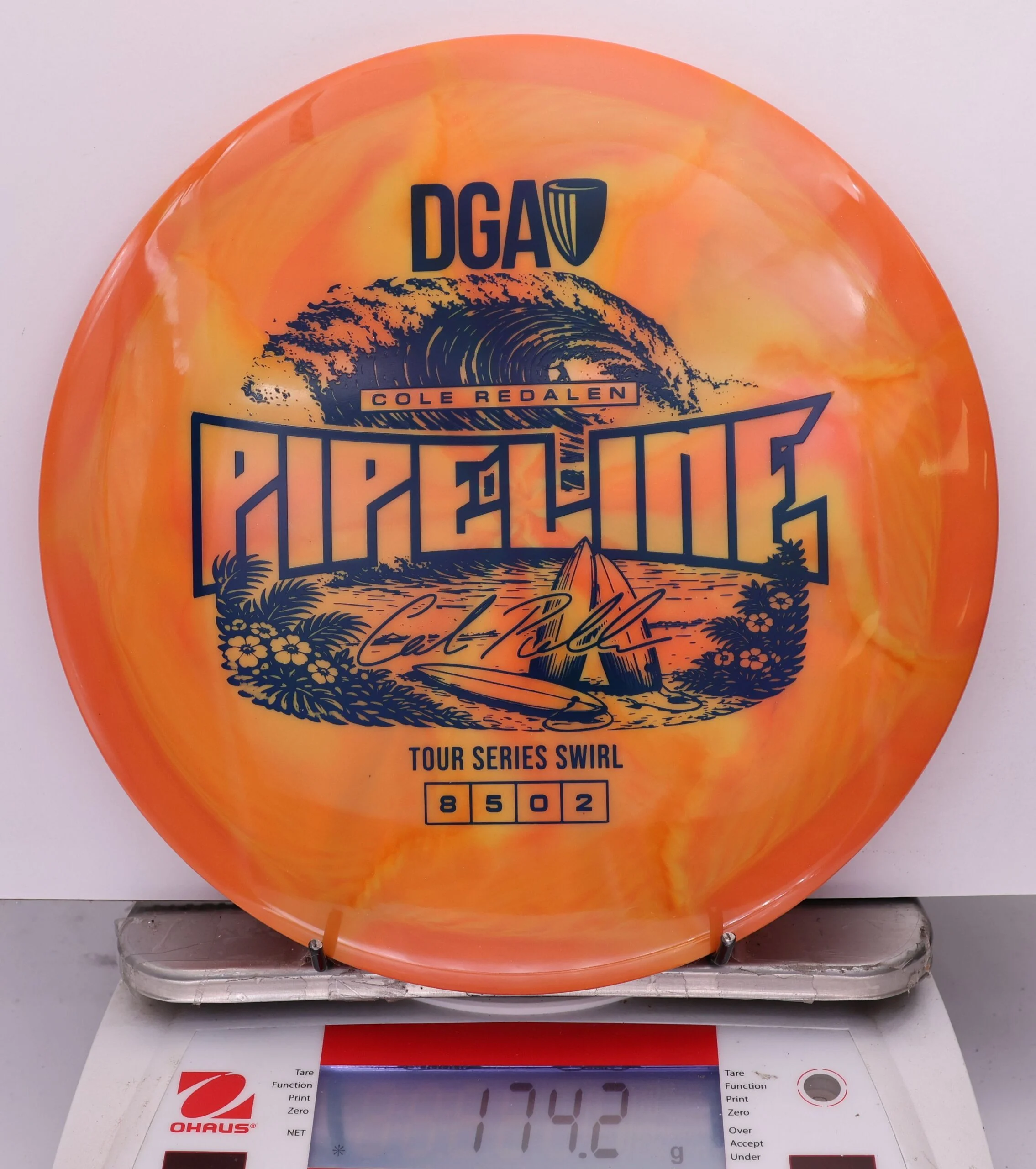 816207 TS Swirl Pipeline, Cole Redalen 2026 Tour Series - #230 Orange, 174