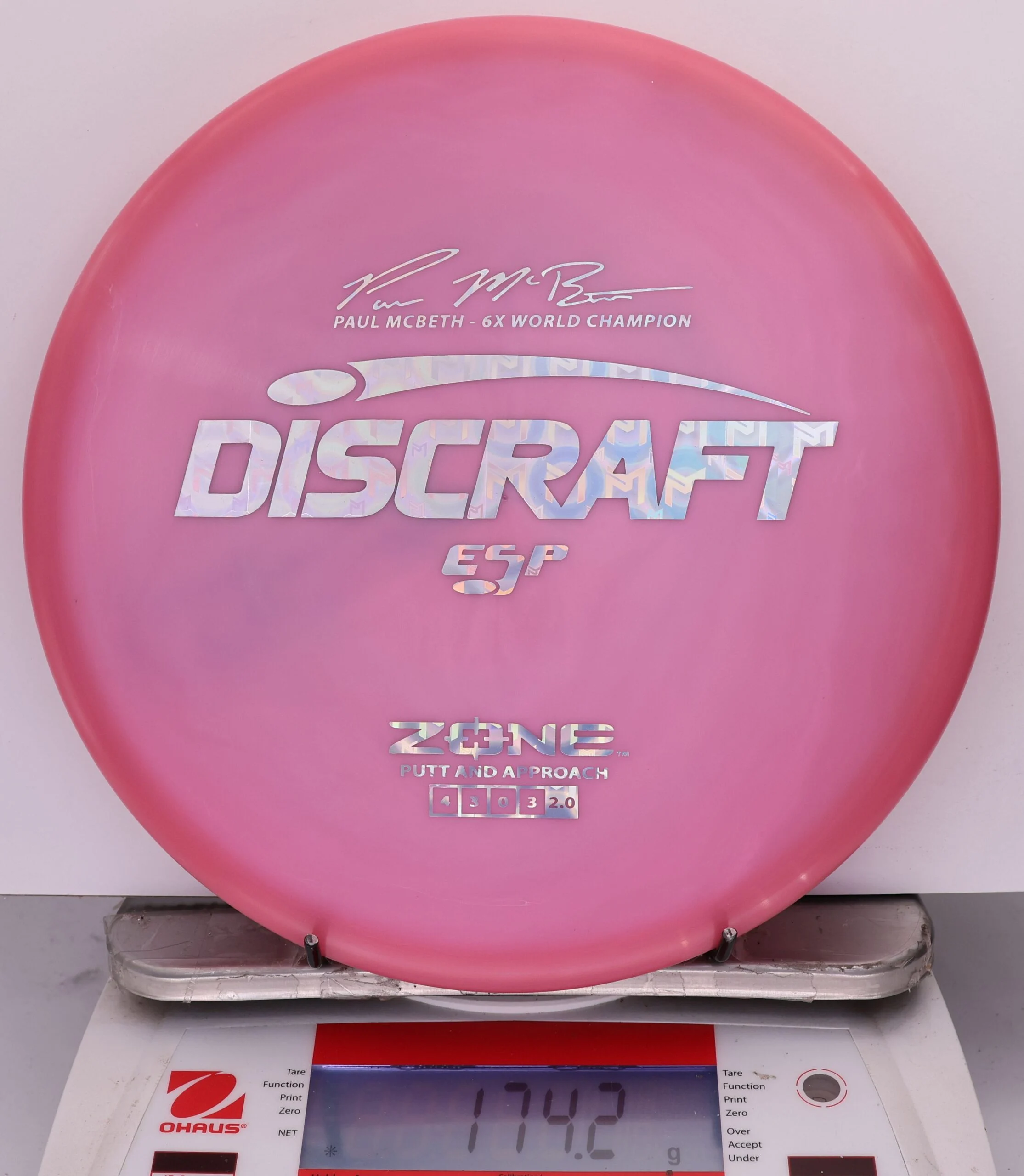 816518 ESP Zone, Paul McBeth 6X - #222 PinkRed, 174
