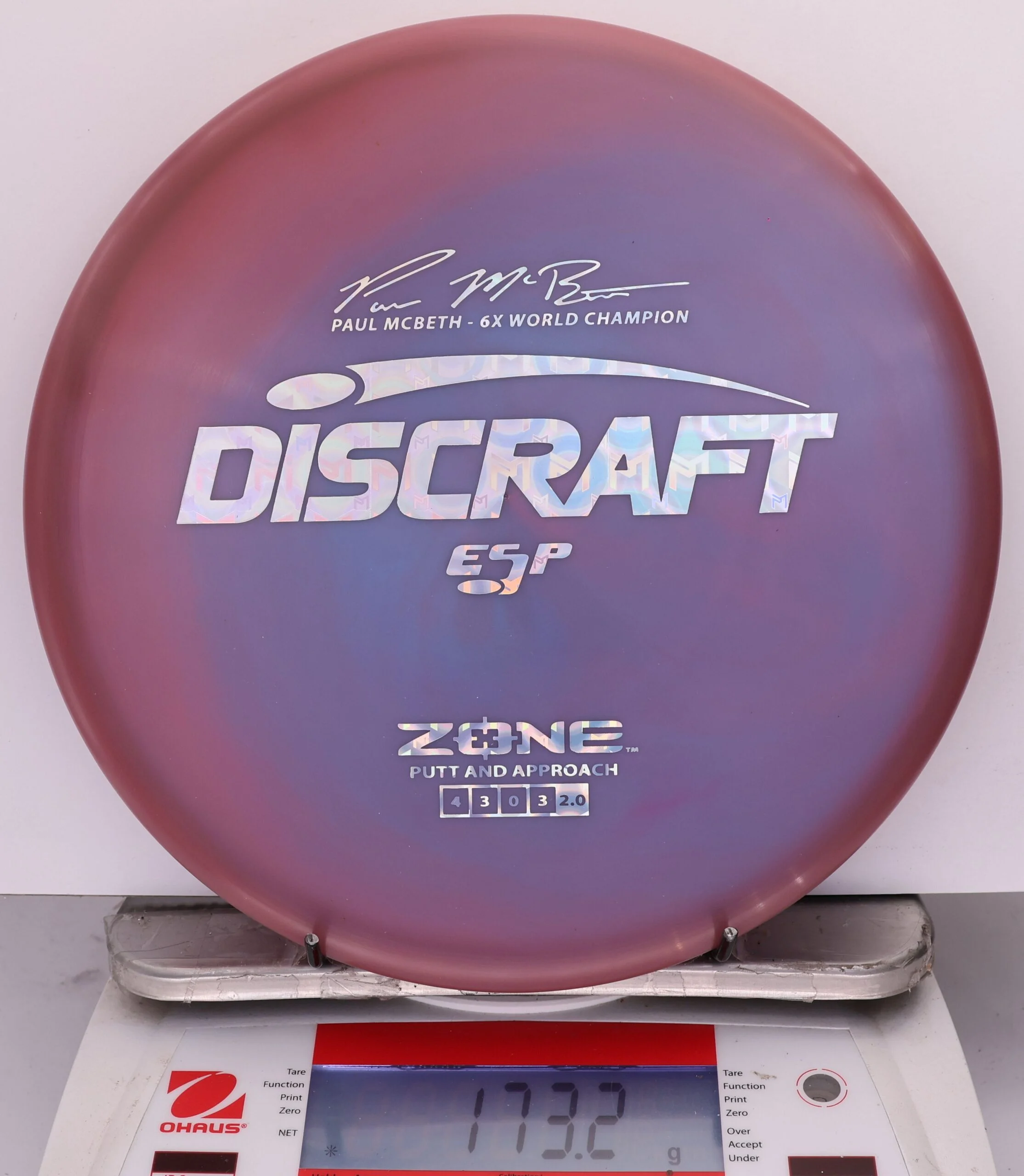 816520 ESP Zone, Paul McBeth 6X - #224 MaroonPurp, 173