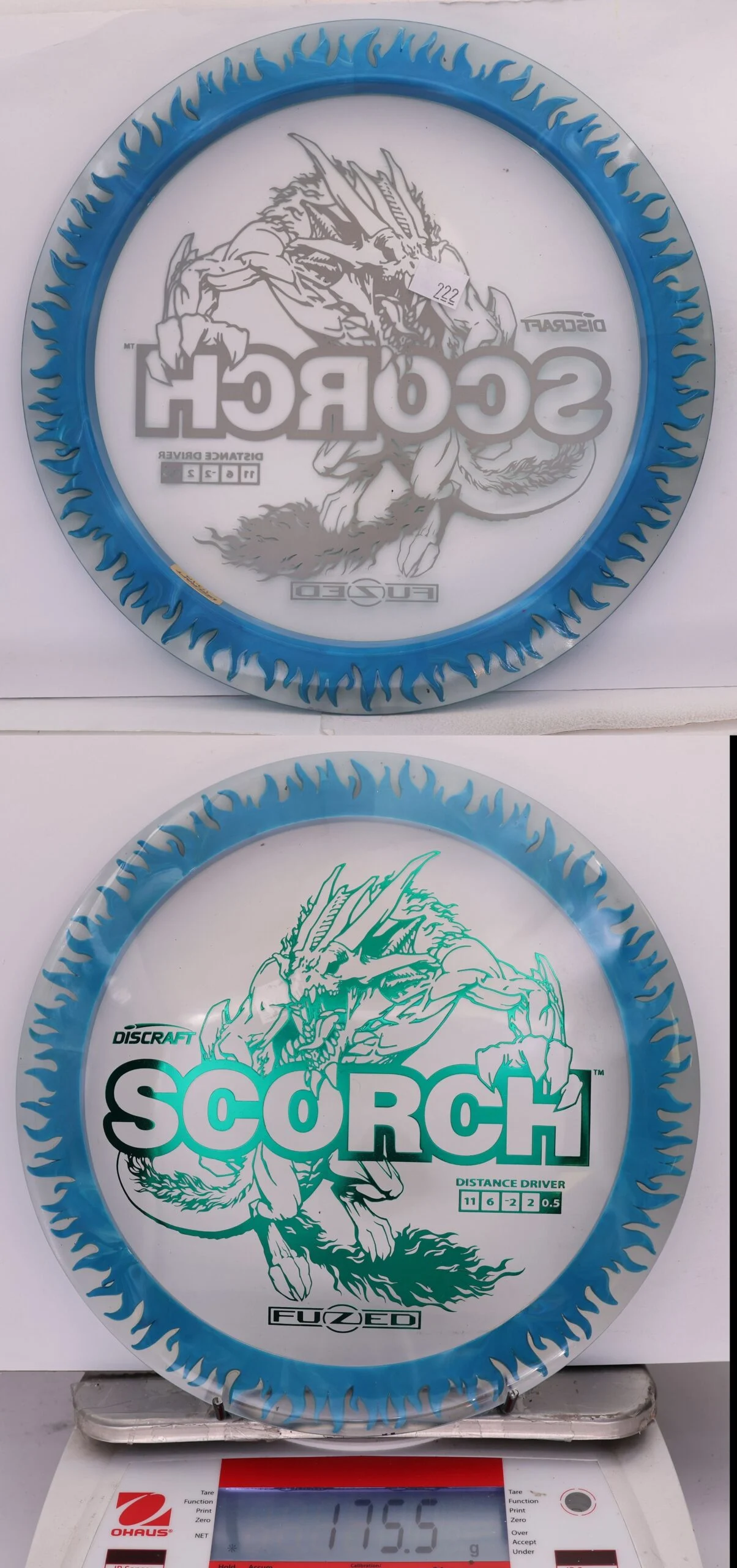 816788 FuZed Line Scorch - Flame - #222 Clear-Blue, 176