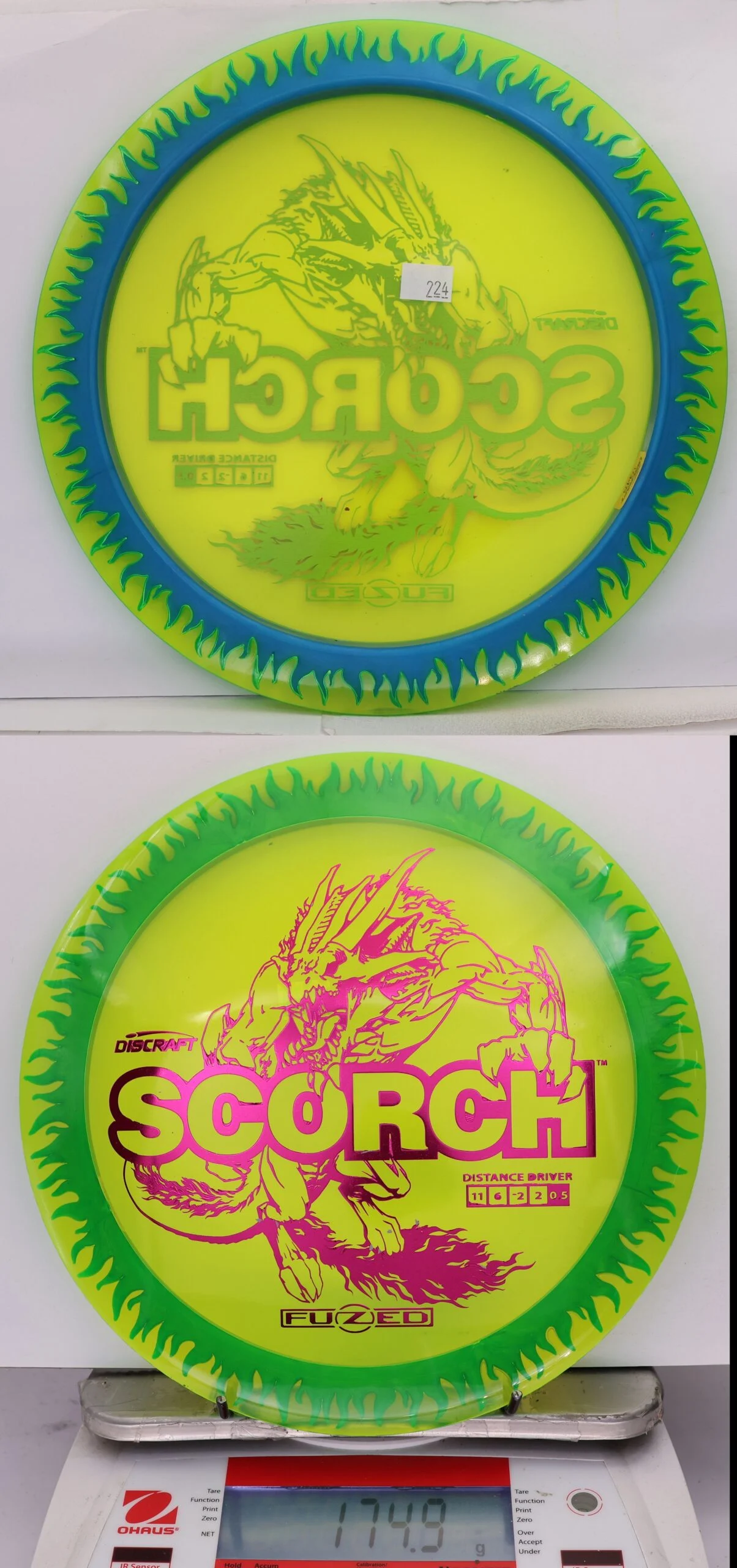 816790 FuZed Line Scorch - Flame - #224 NYellow-Blue, 175