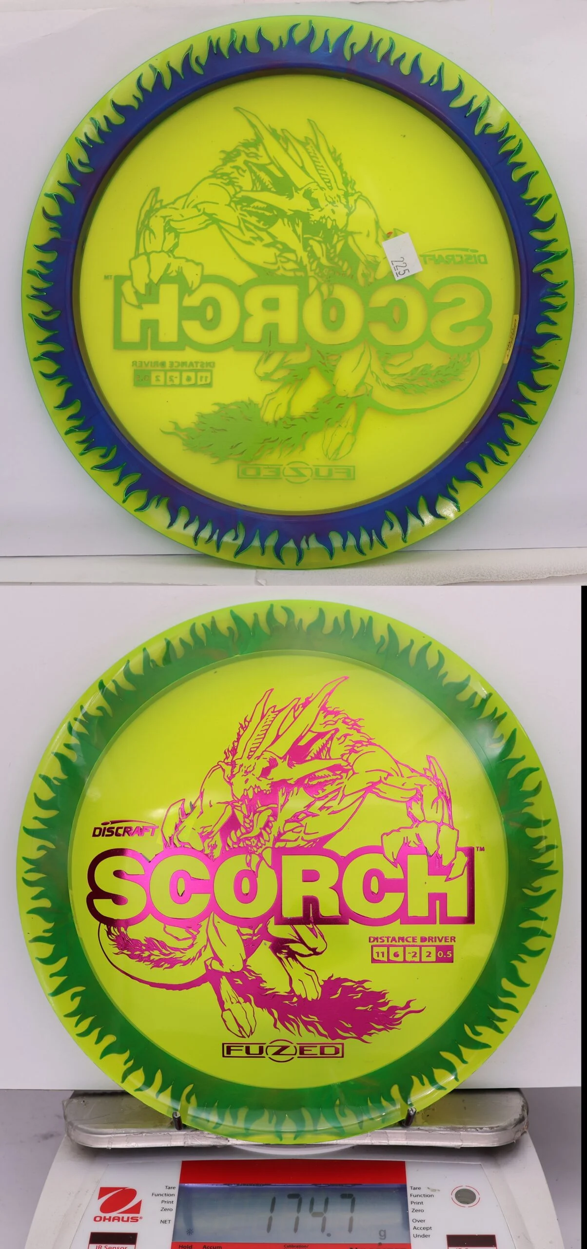 816791 FuZed Line Scorch - Flame - #225 NYellow-Blue, 175