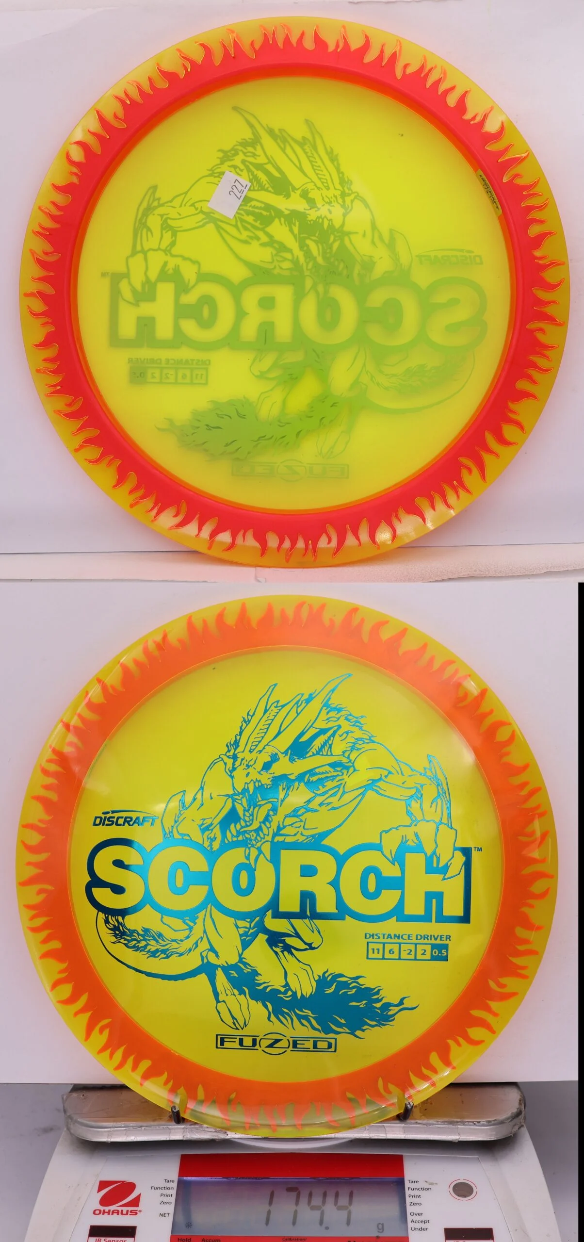 816798 FuZed Line Scorch - Flame - #227 NYellow-Red, 174