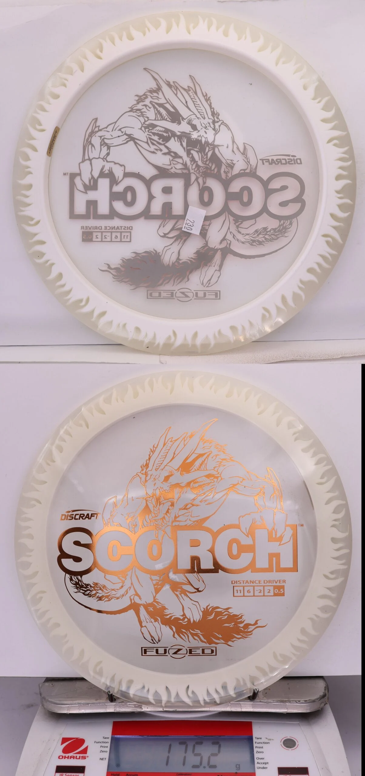 816801 FuZed Line Scorch - Flame - #230 Clear-White, 175