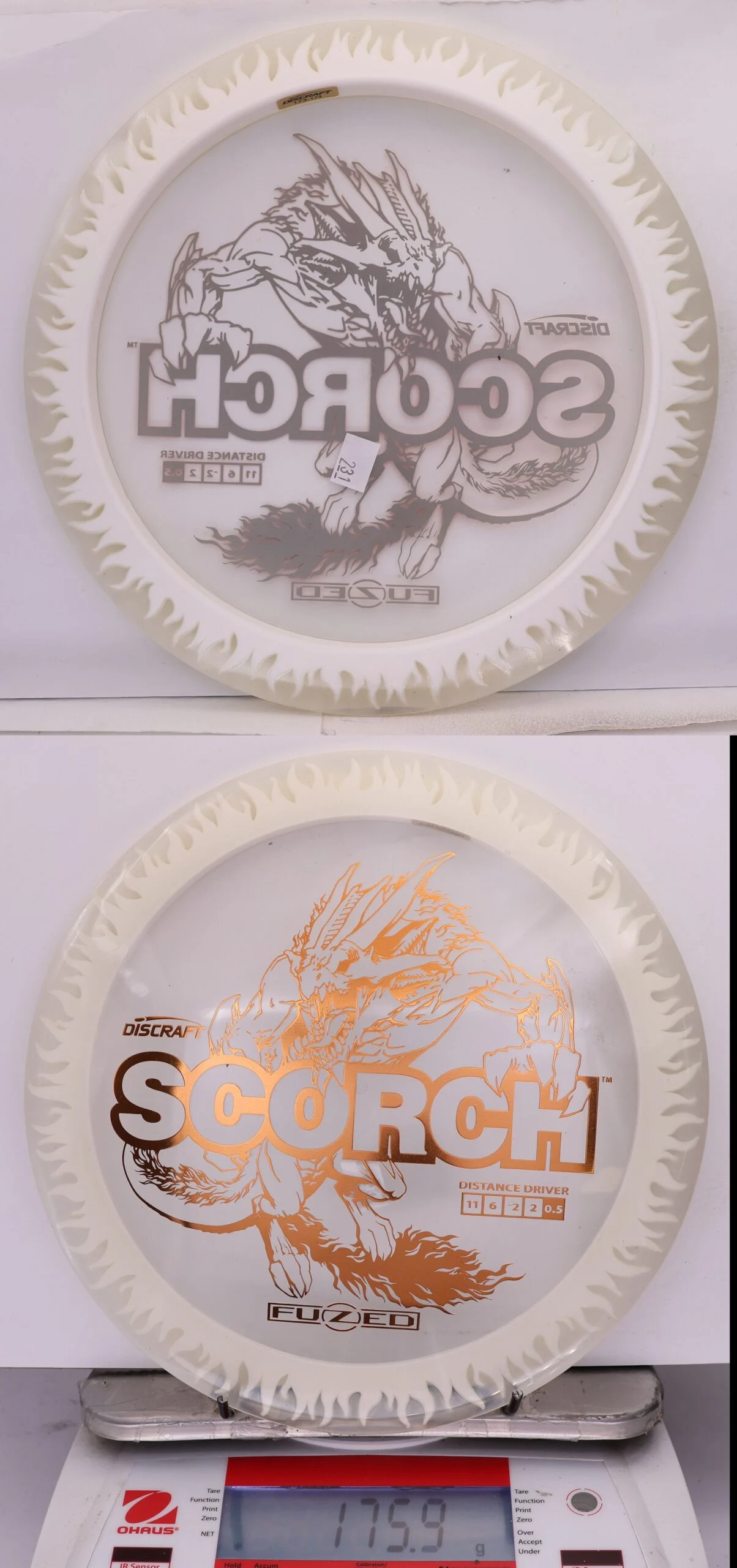 816802 FuZed Line Scorch - Flame - #231 Clear-White, 176