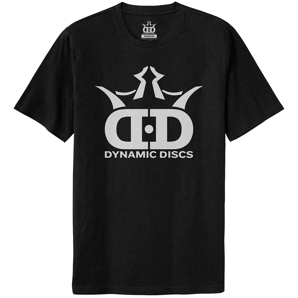 817068 Dynamic Discs Standard D's Logo T-Shirt - Black, X-Large