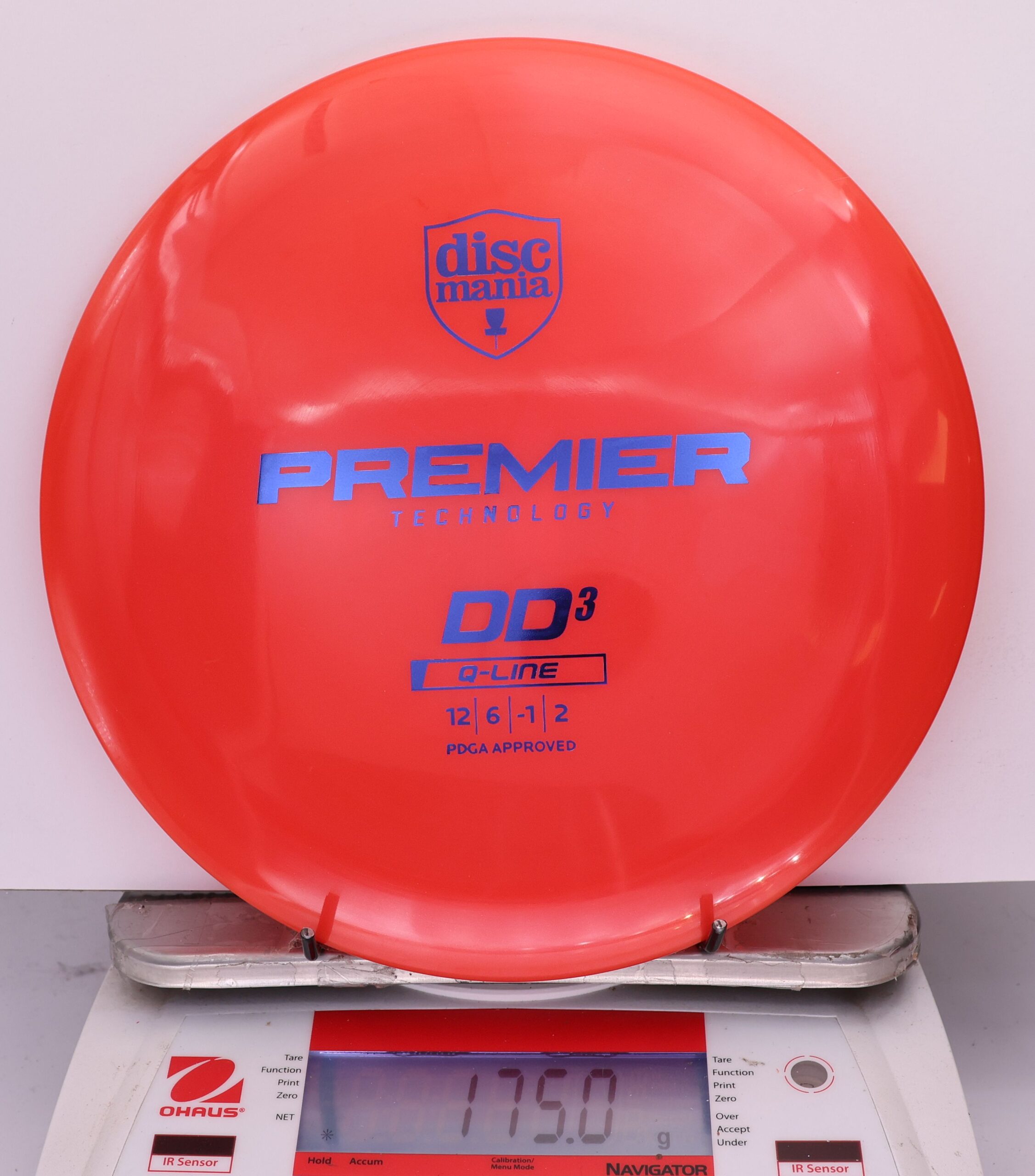 817826 Q-Line DD3, Premier Series - #34 Red, 175