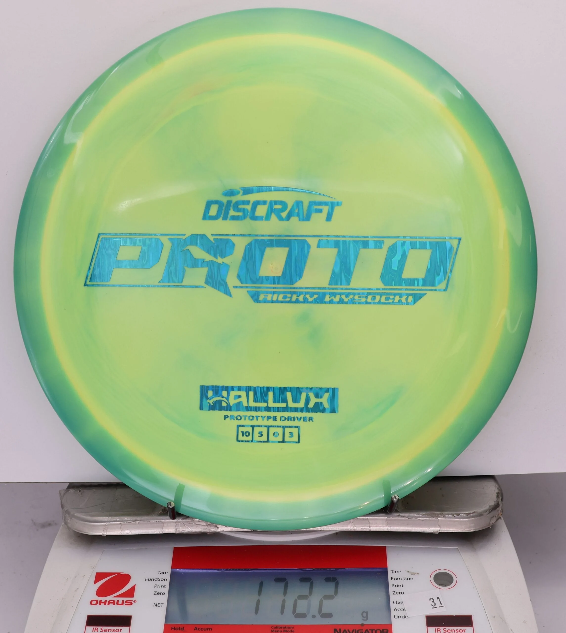 818838 Prototype Hallux, Ricky Wysocki - #82 GreenYellow, 172