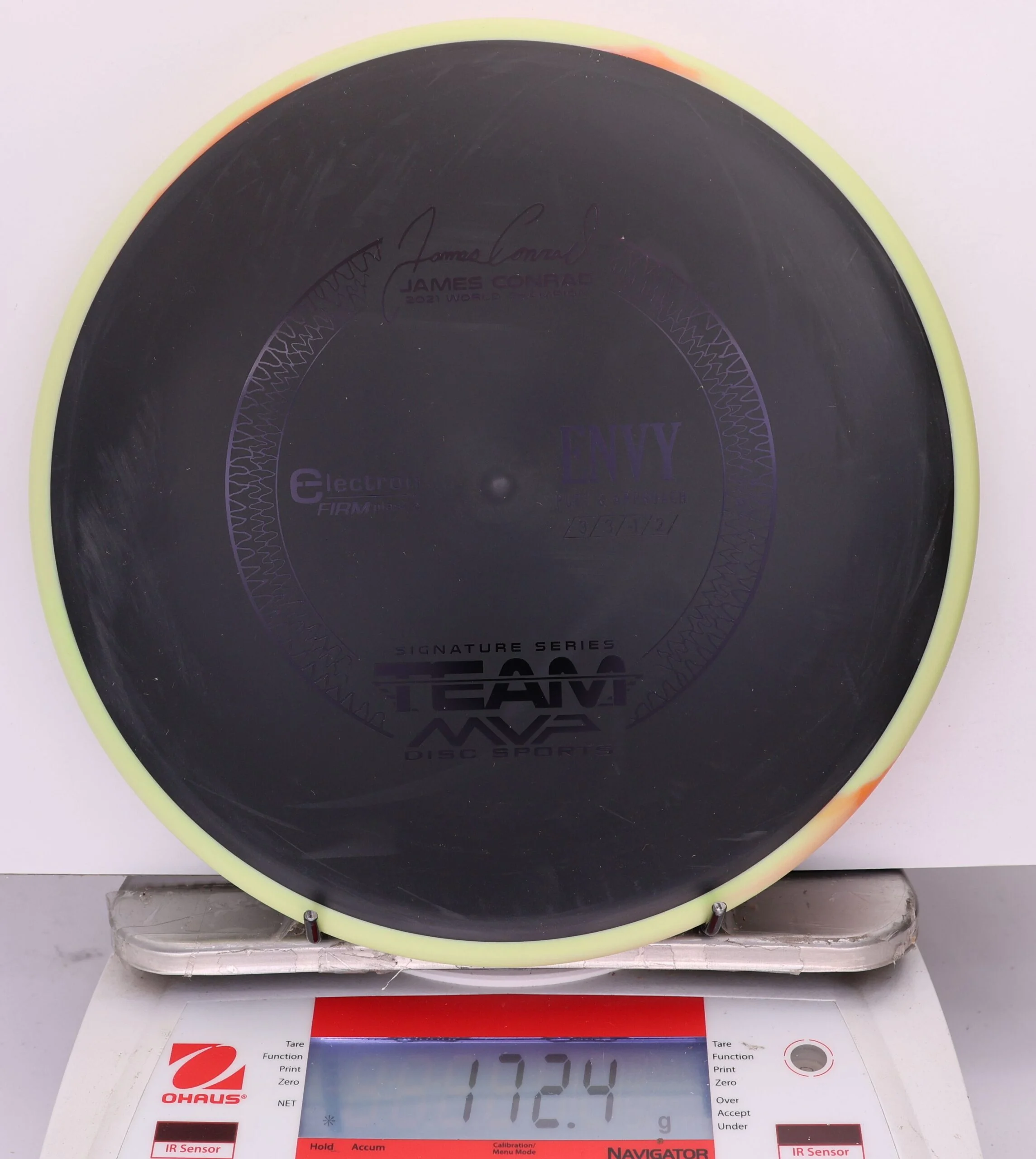 819065 Electron Firm Envy, James Conrad - #21 YellowOrange-Black, 172