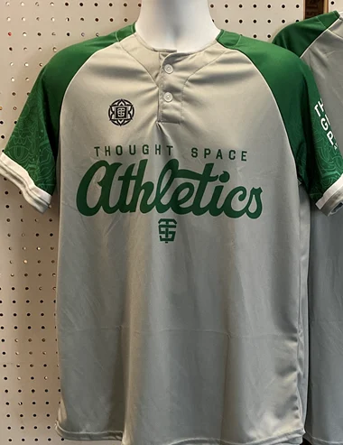 821641 TSA Baseball Jersey - Gray Green, Medium