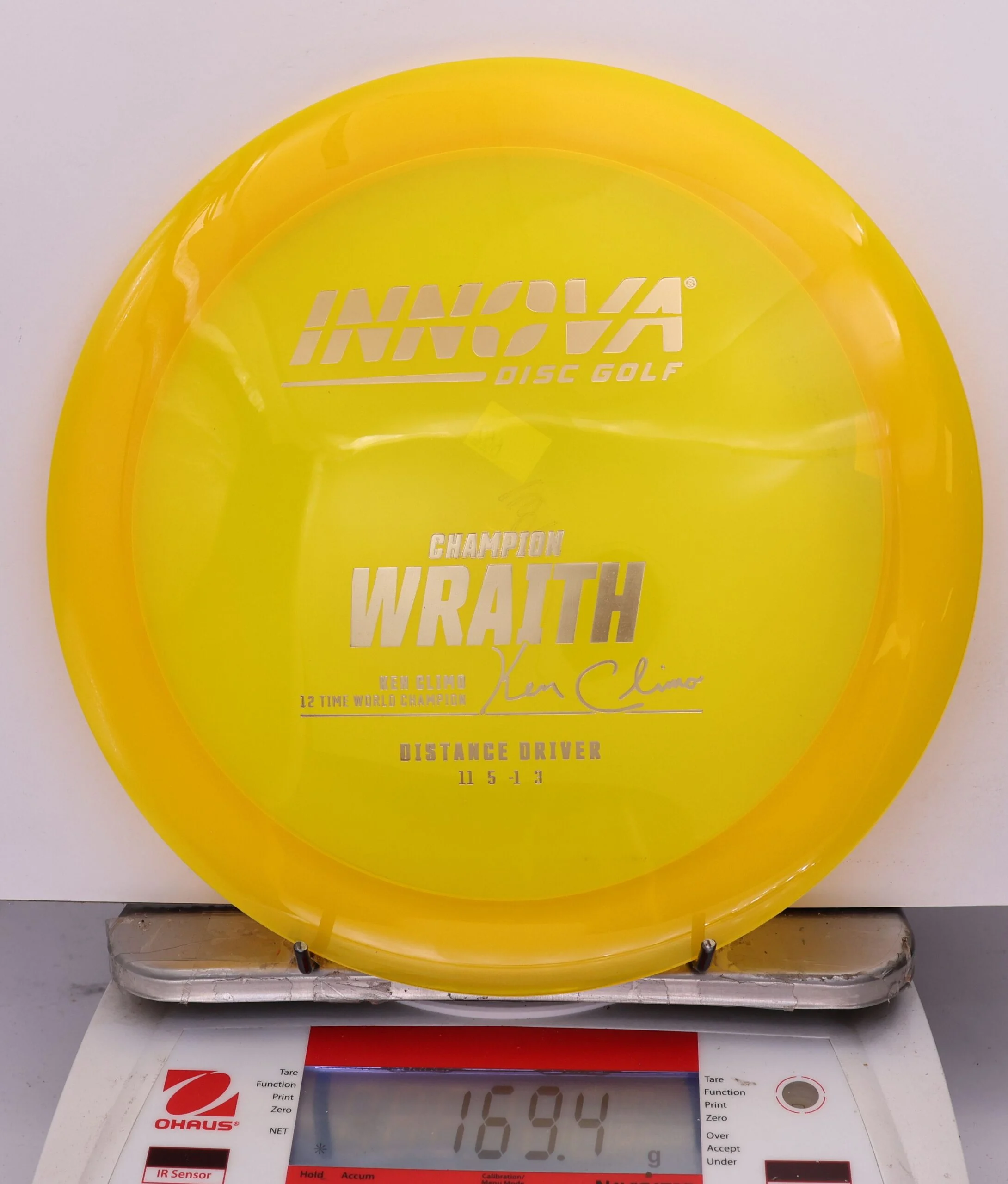 821727 Champion Wraith, Ken Climo 12X - #662 Yellow, 169