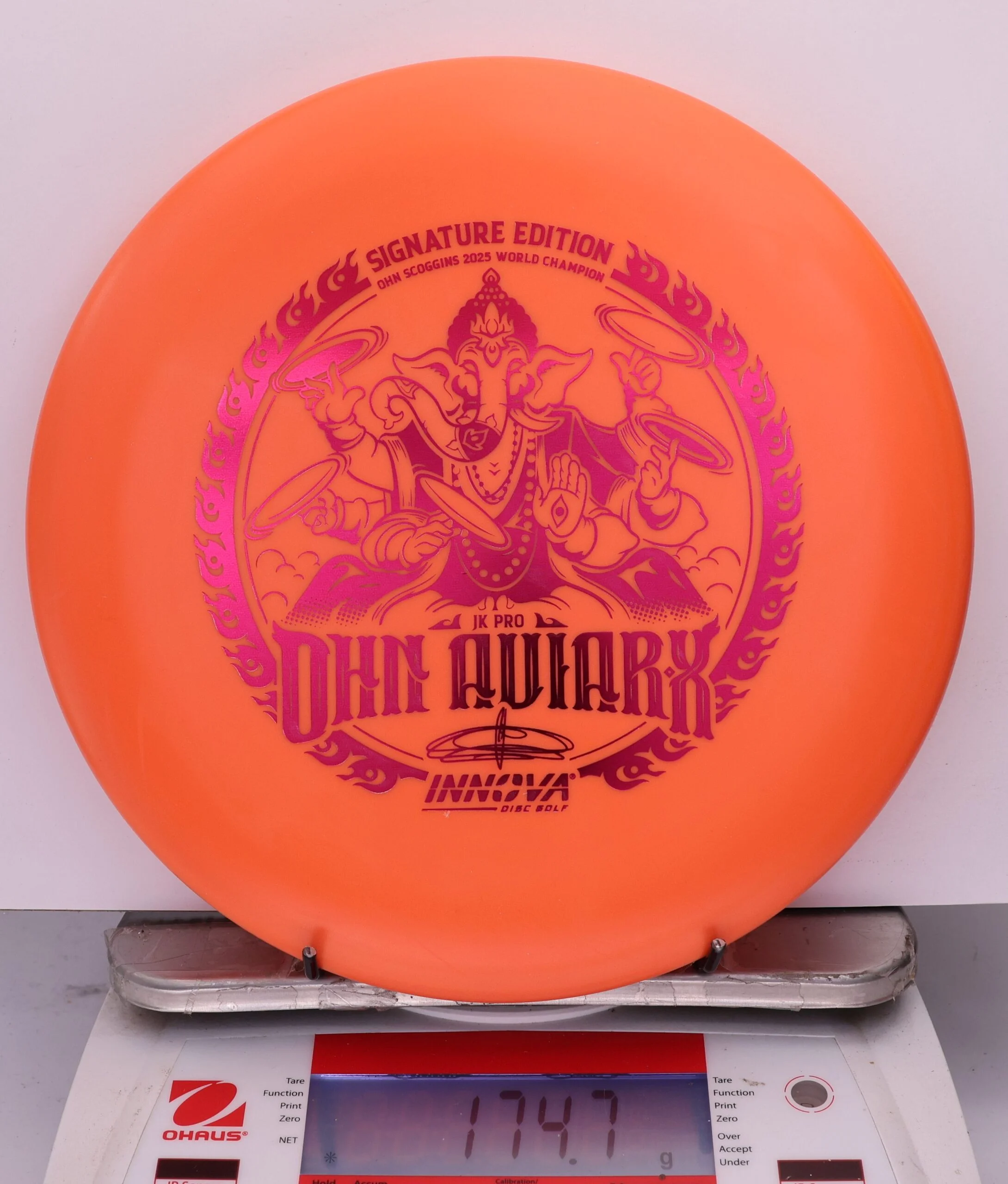 821908 JK Pro Aviar-X, Ohn Scoggins 2025 FPO World Champion - #667 Orange, 175