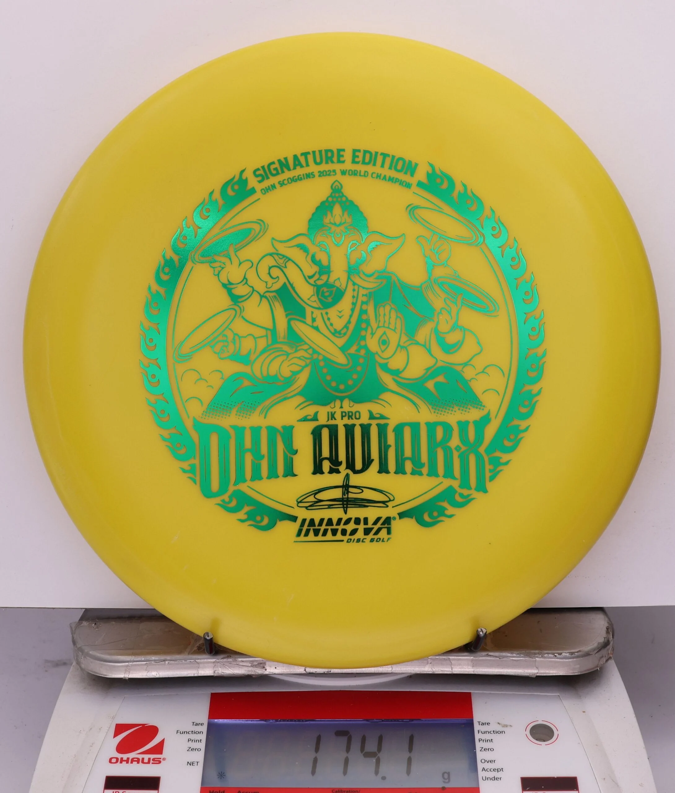 821909 JK Pro Aviar-X, Ohn Scoggins 2025 FPO World Champion - #668 Yellow, 174