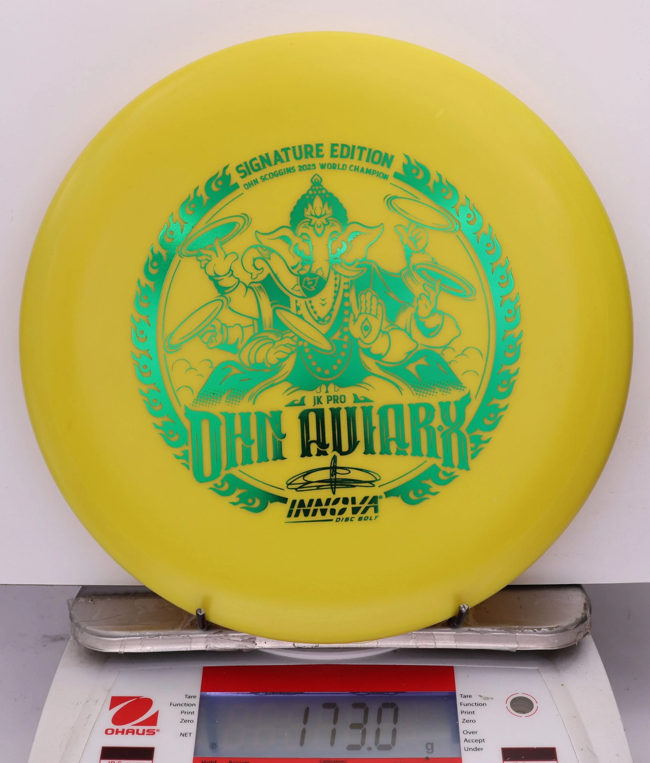 821910 JK Pro Aviar-X, Ohn Scoggins 2025 FPO World Champion - #669 Yellow, 173
