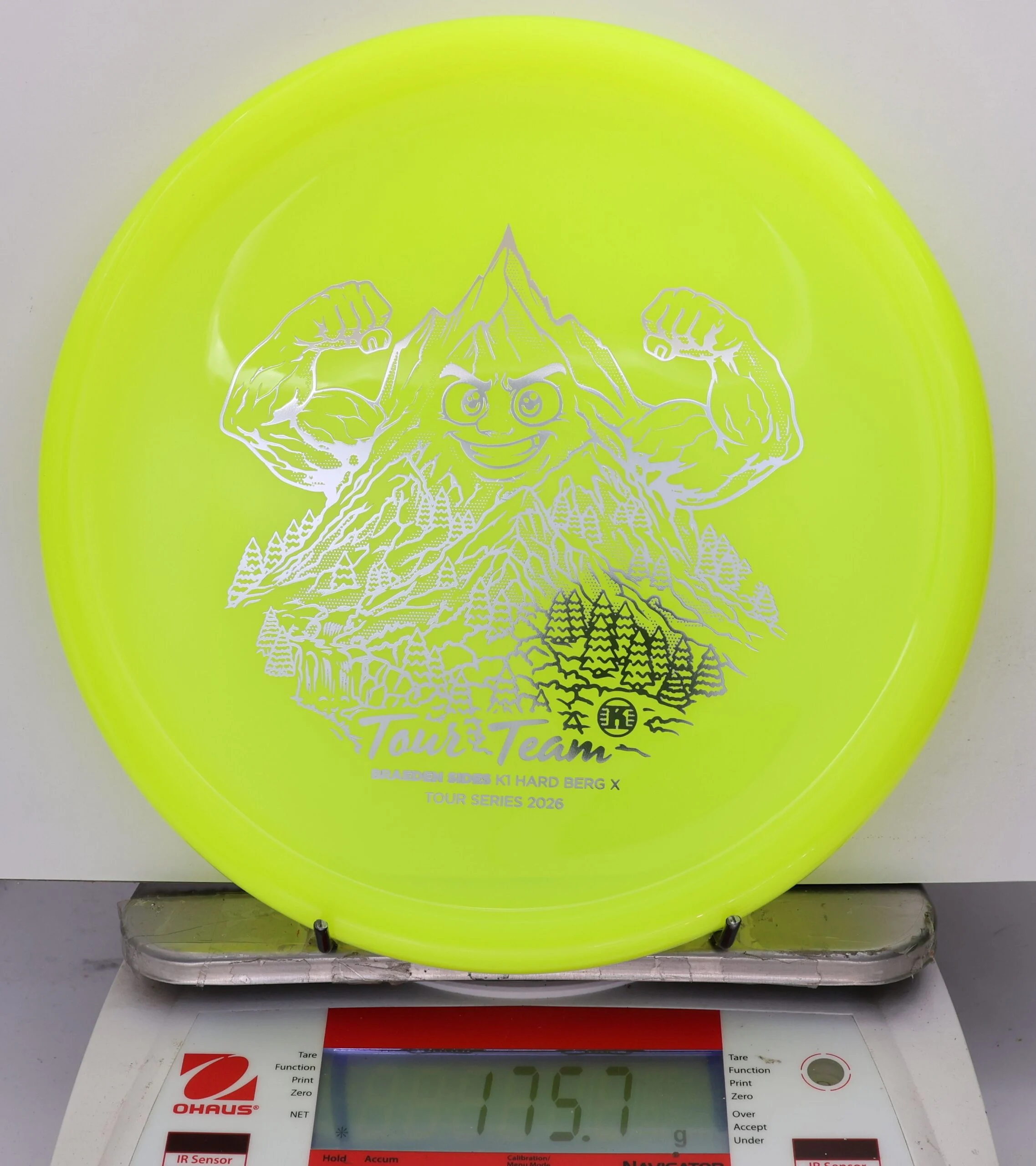 822353 K1 Hard Berg X, 2026 Braeden Sides Tour Series - #02 NYellow, 176