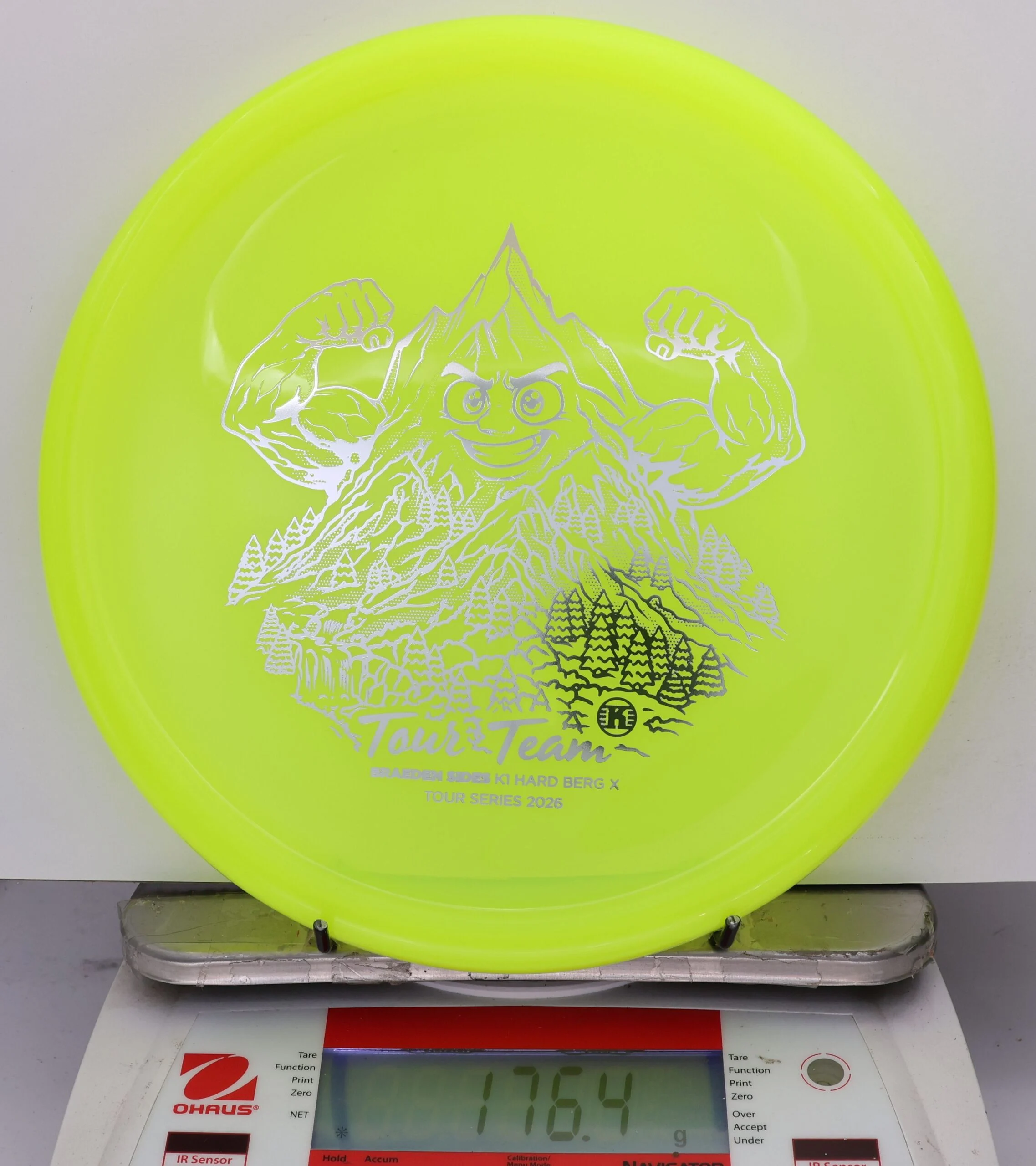 822371 K1 Hard Berg X, 2026 Braeden Sides Tour Series - #03 NYellow, 176