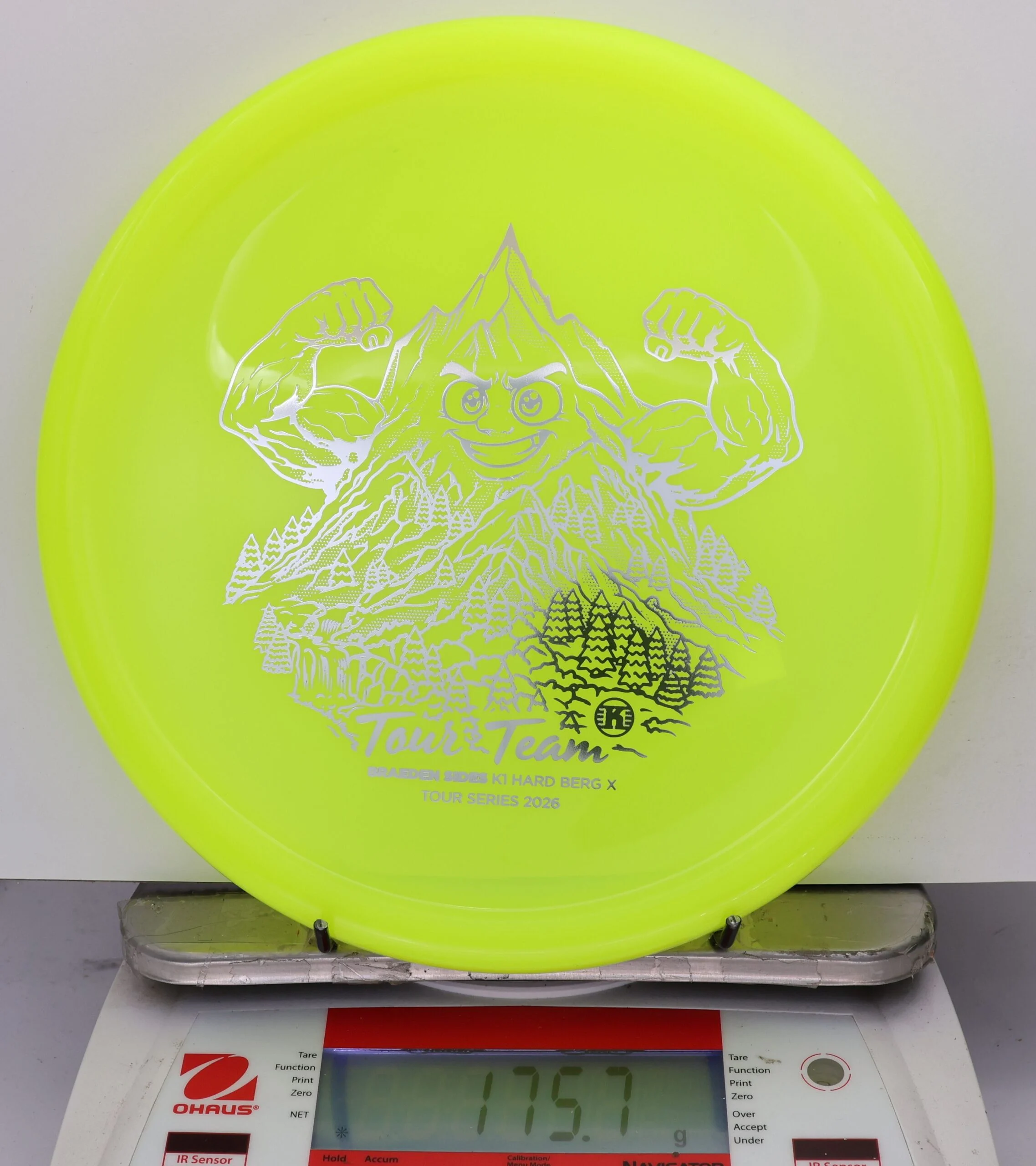 822372 K1 Hard Berg X, 2026 Braeden Sides Tour Series - #04 NYellow, 176