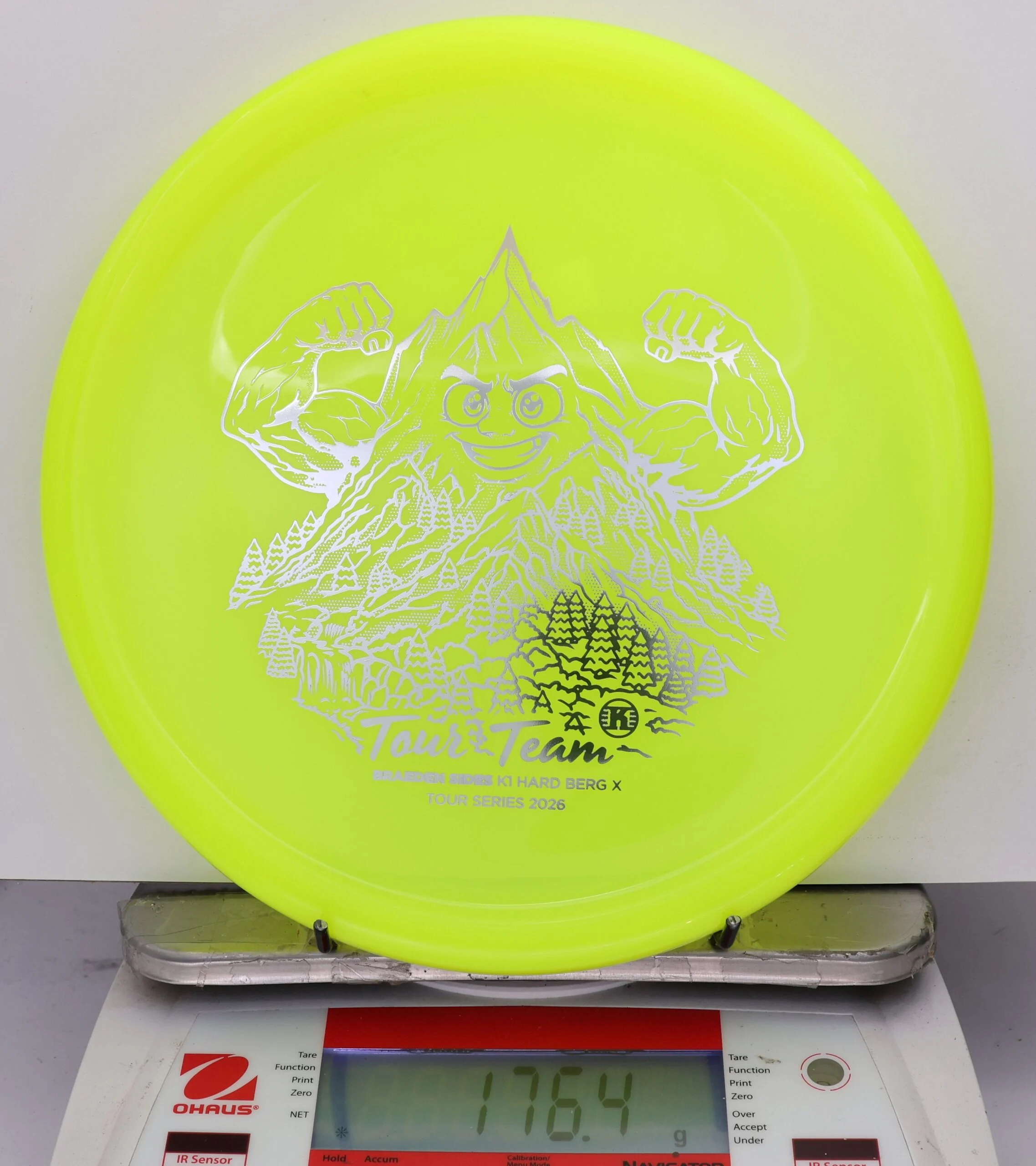 822373 K1 Hard Berg X, 2026 Braeden Sides Tour Series - #05 NYellow, 176