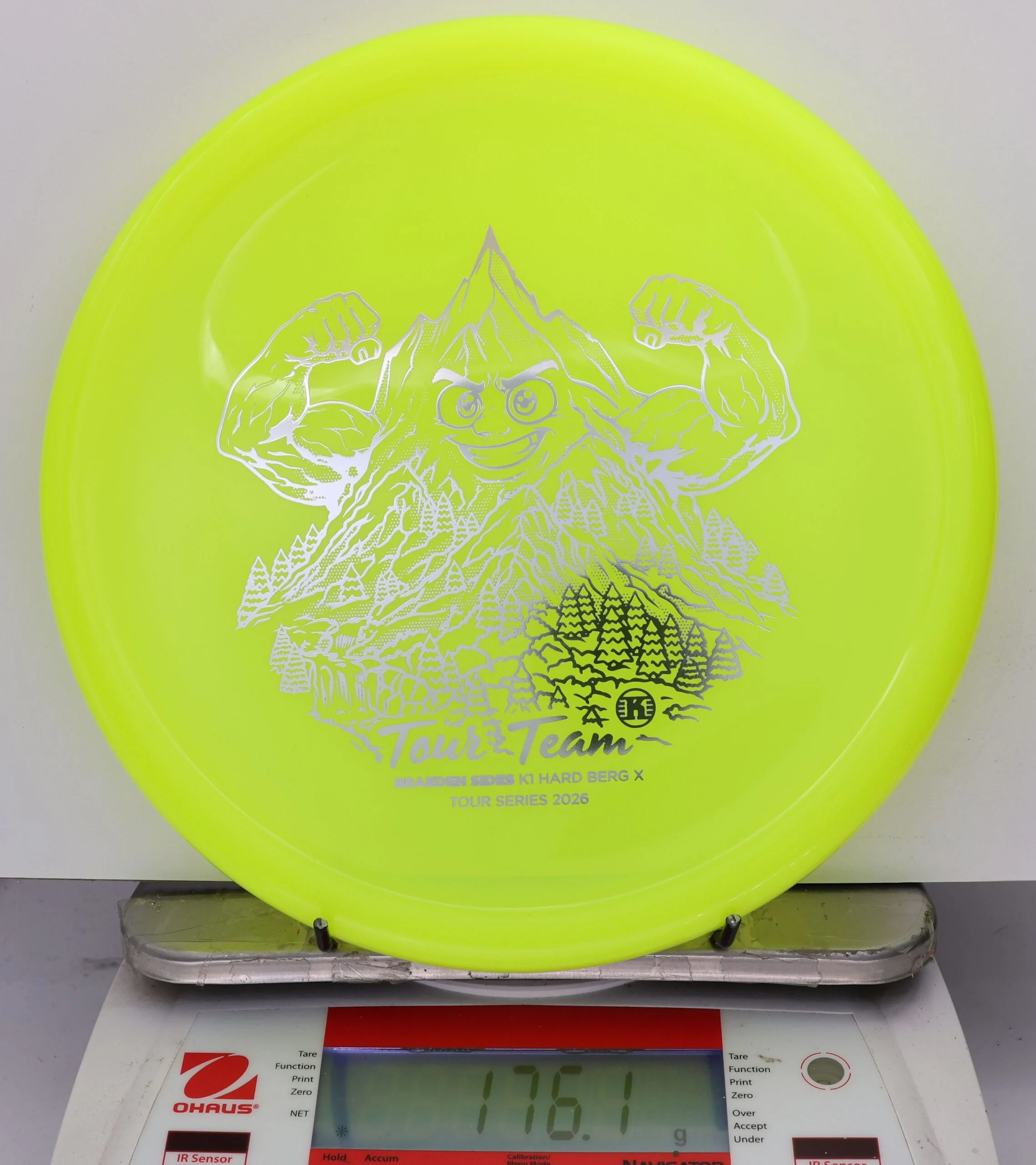 822374 K1 Hard Berg X, 2026 Braeden Sides Tour Series - #06 NYellow, 176