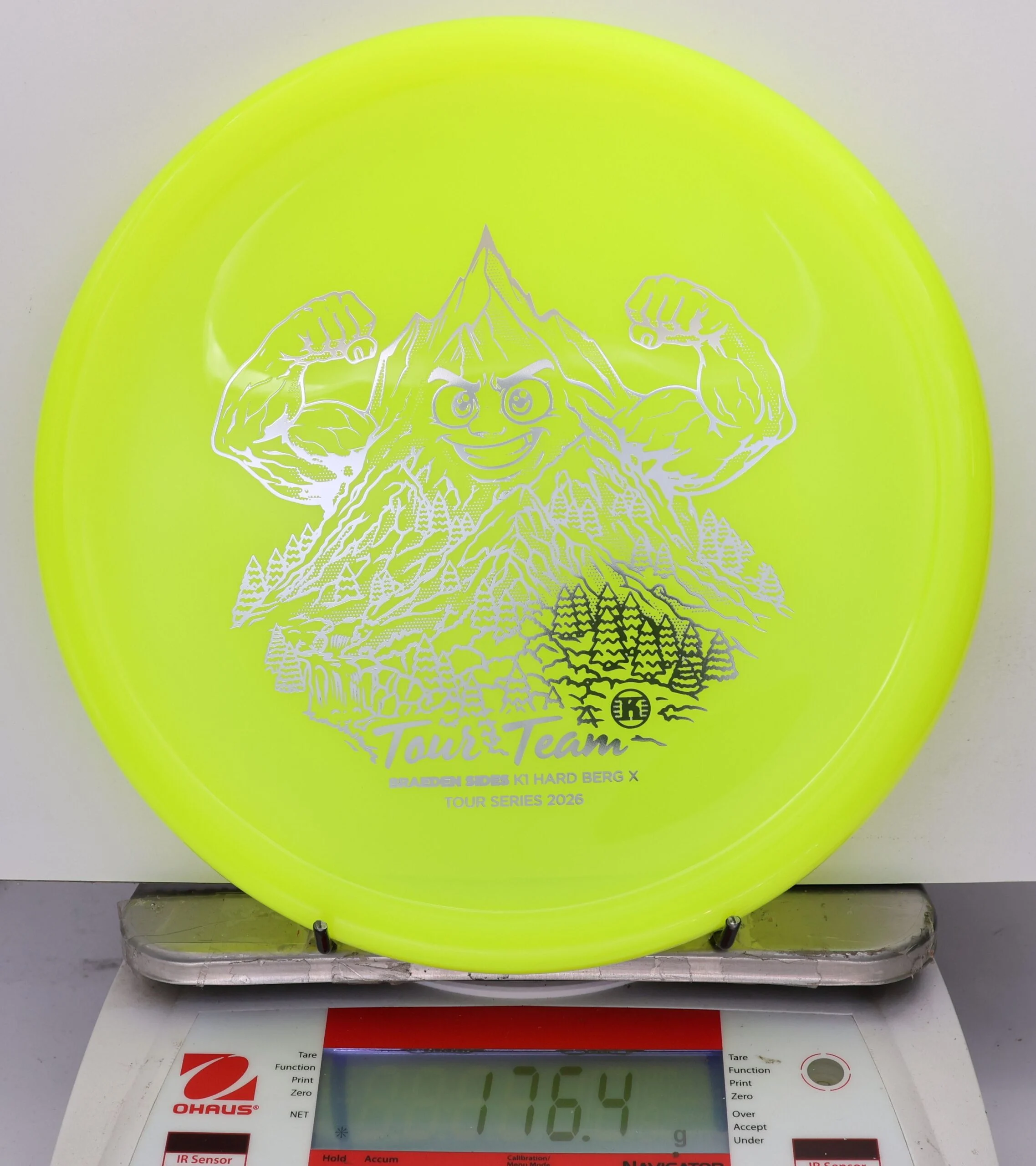 822375 K1 Hard Berg X, 2026 Braeden Sides Tour Series - #07 NYellow, 176